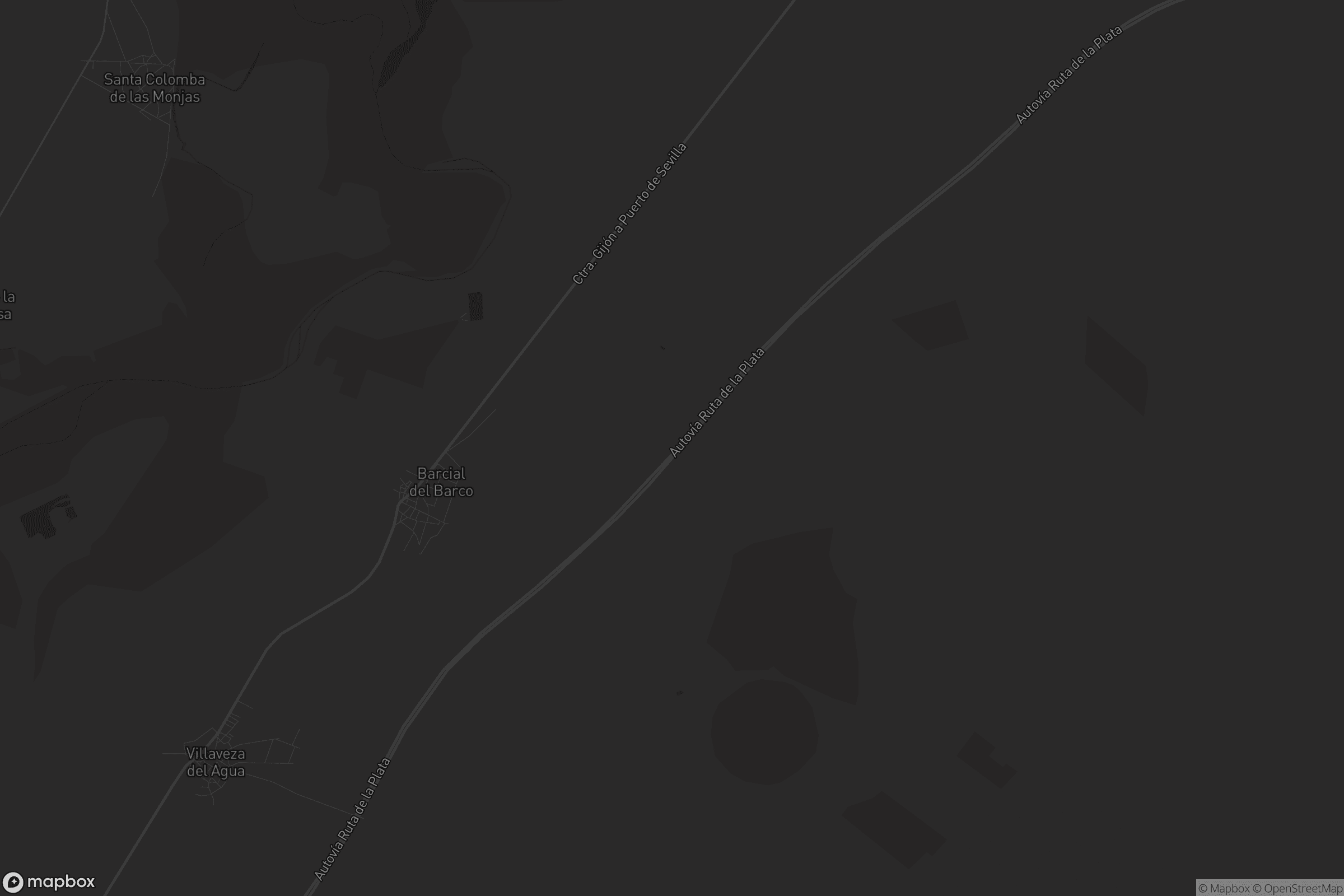 Mapa de Barcial del Barco