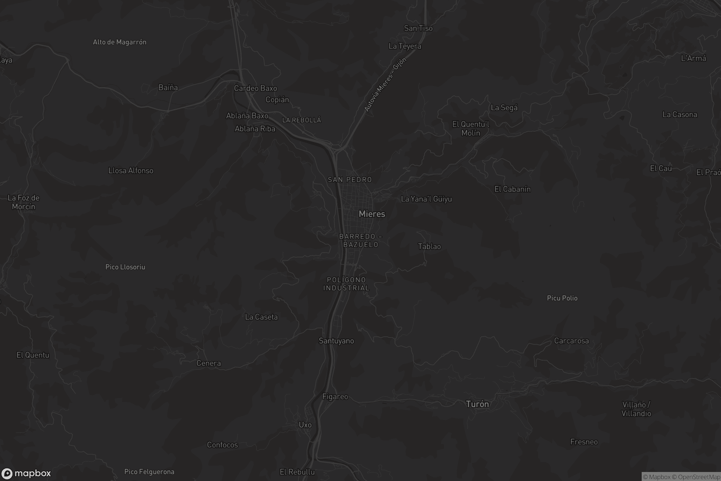 Mapa de Barredo - Bazuelo