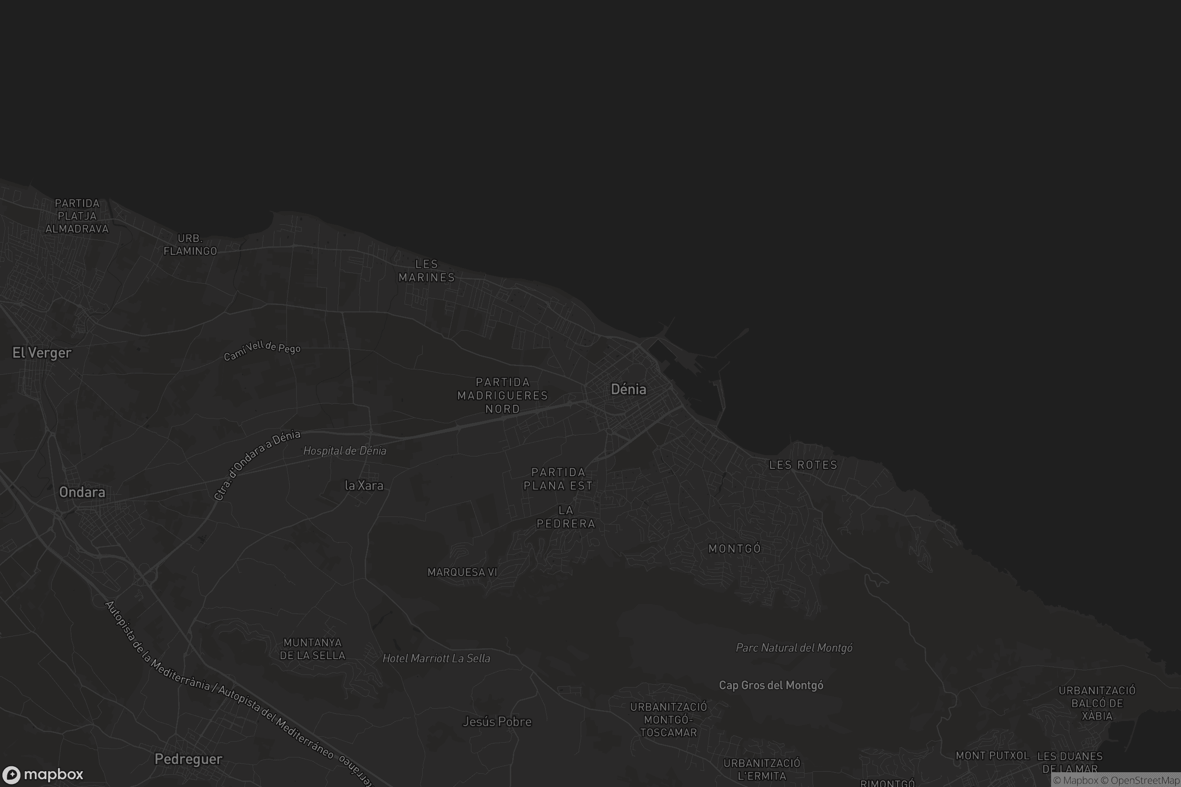 Mapa de Barri Oest / Campaments