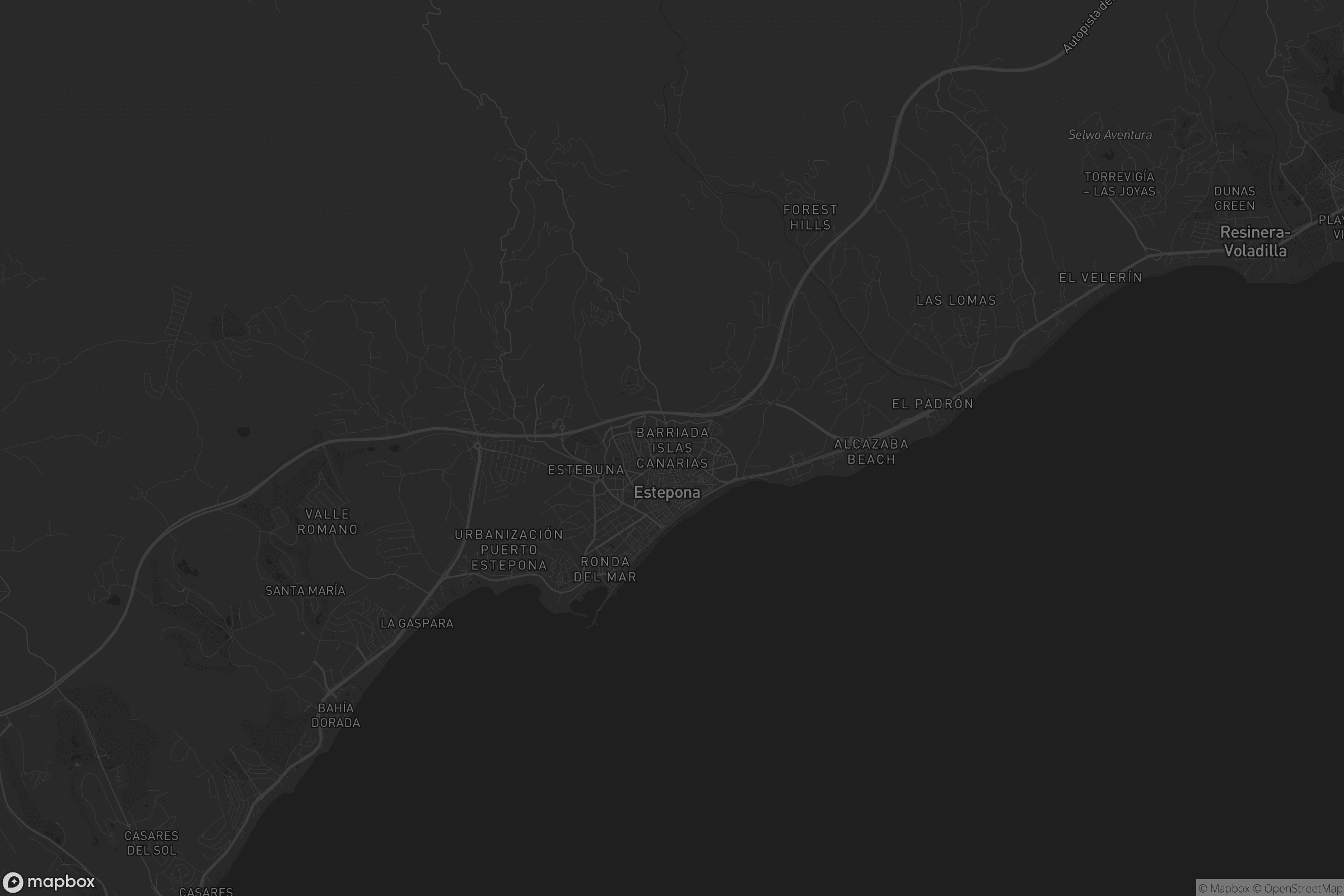 Mapa de Barriada Islas Canarias