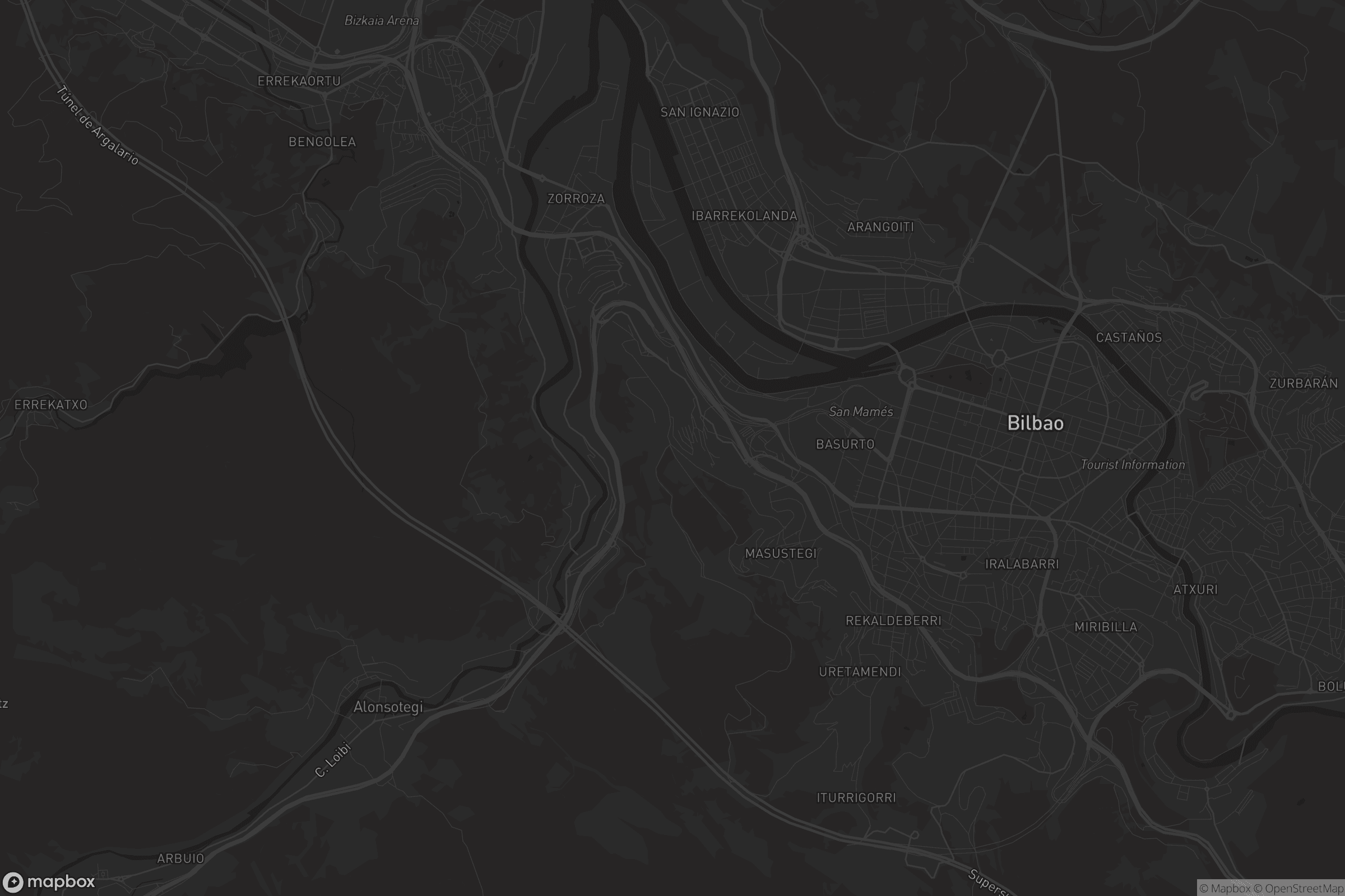 Mapa de Basurtu-Zorrotza