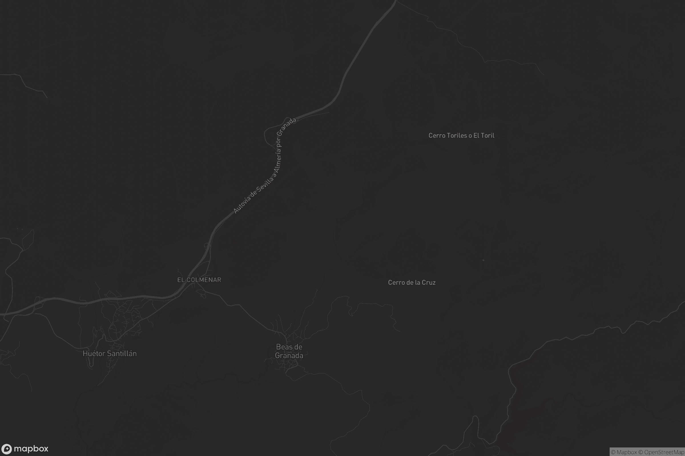 Mapa de Beas de Granada