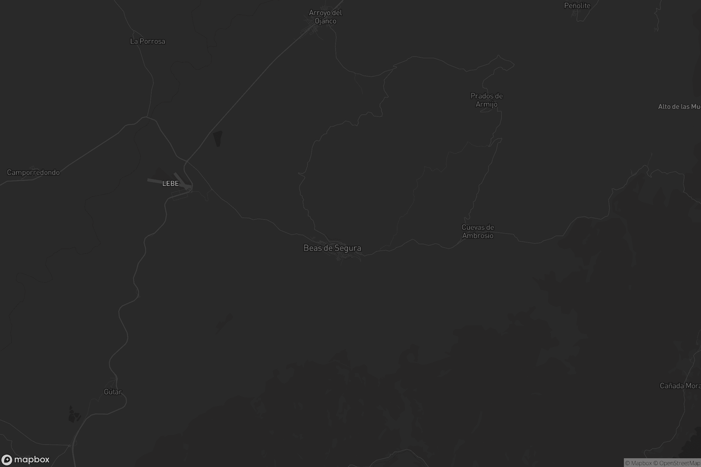 Mapa de Beas de Segura