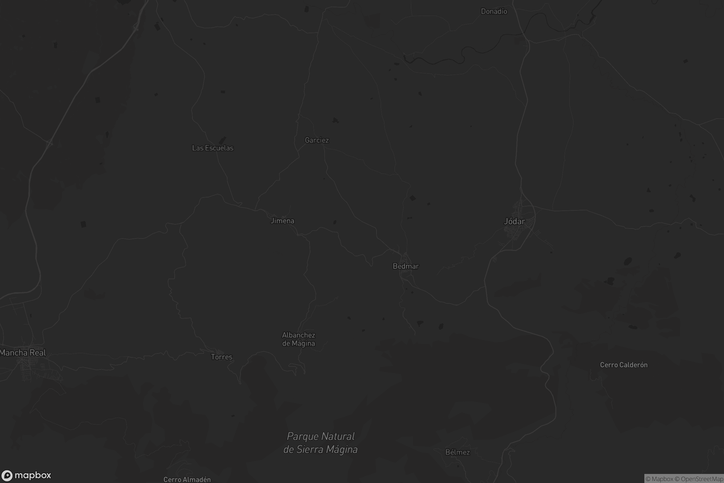 Mapa de Bedmar y Garcíez