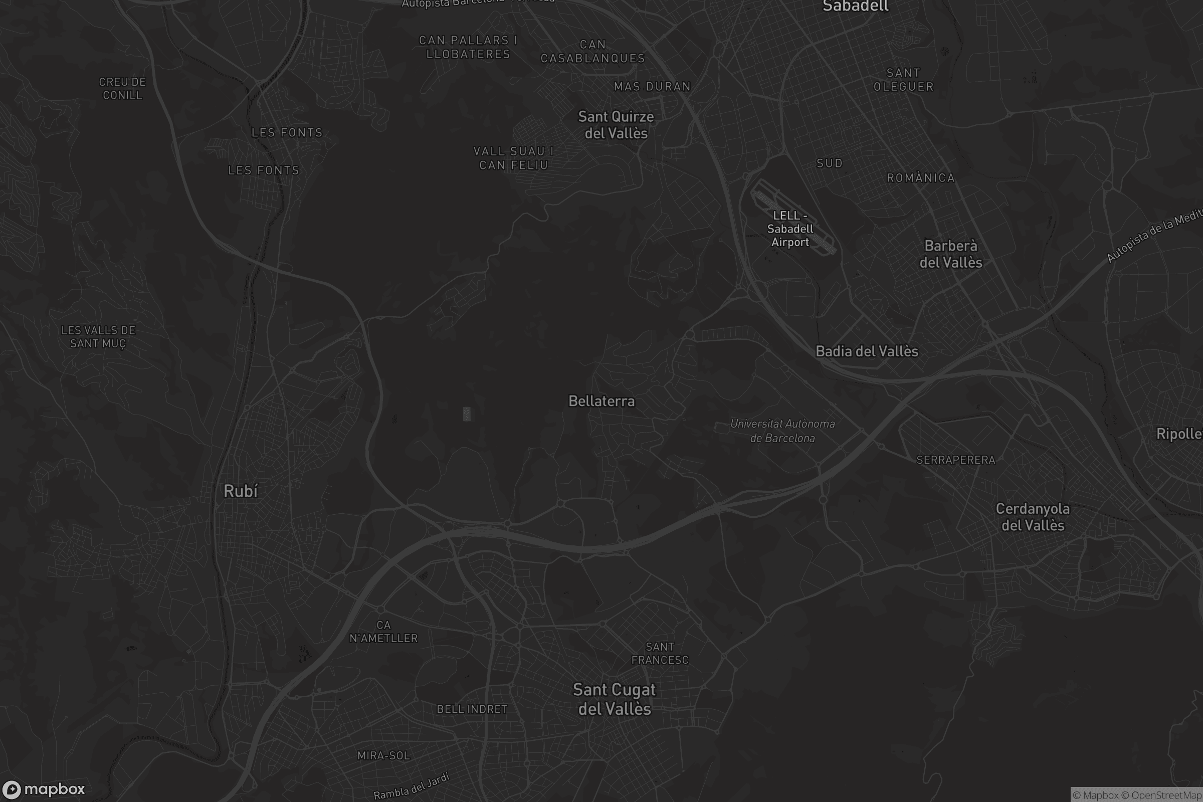 Mapa de Bellaterra