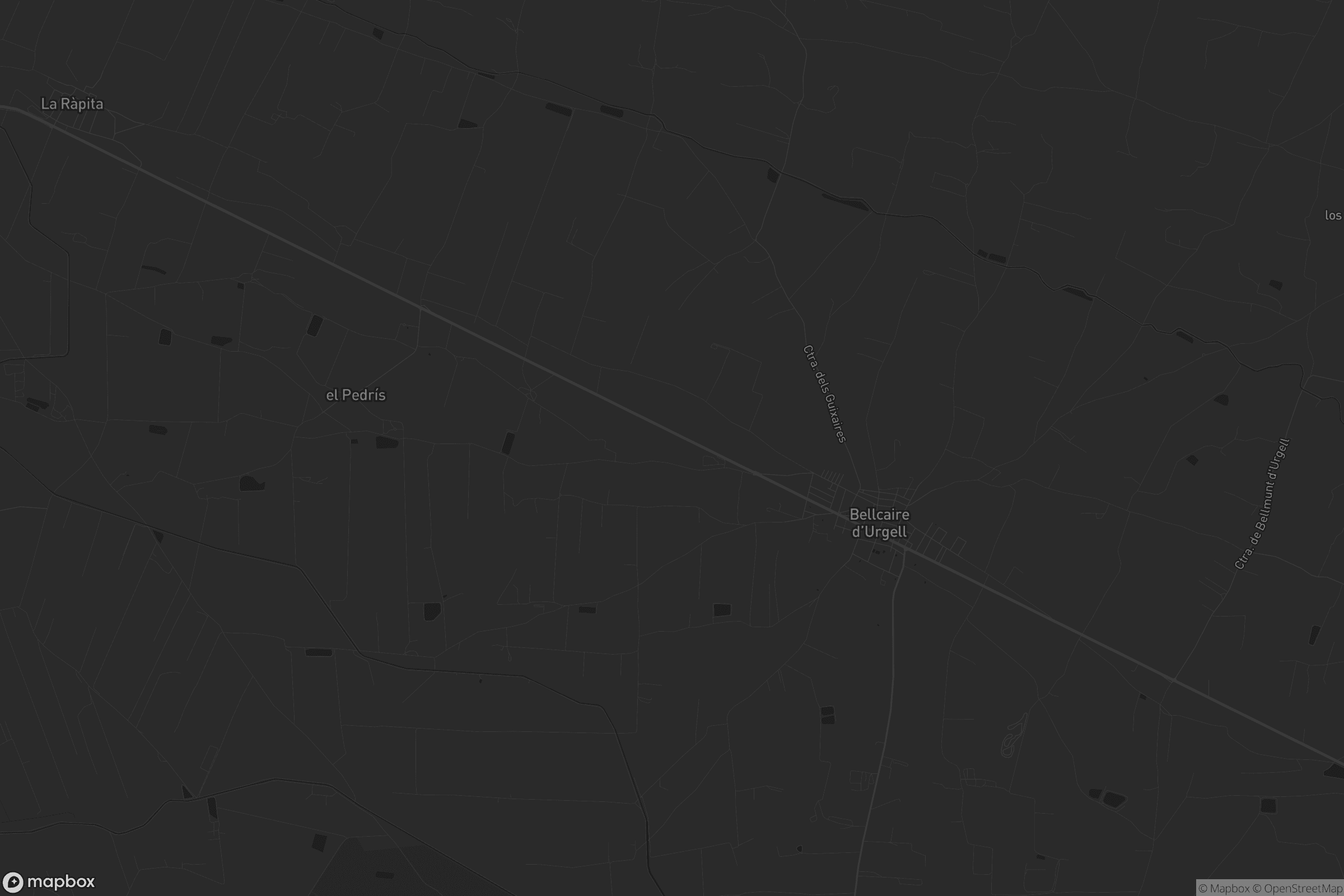 Mapa de Bellcaire d'Urgell