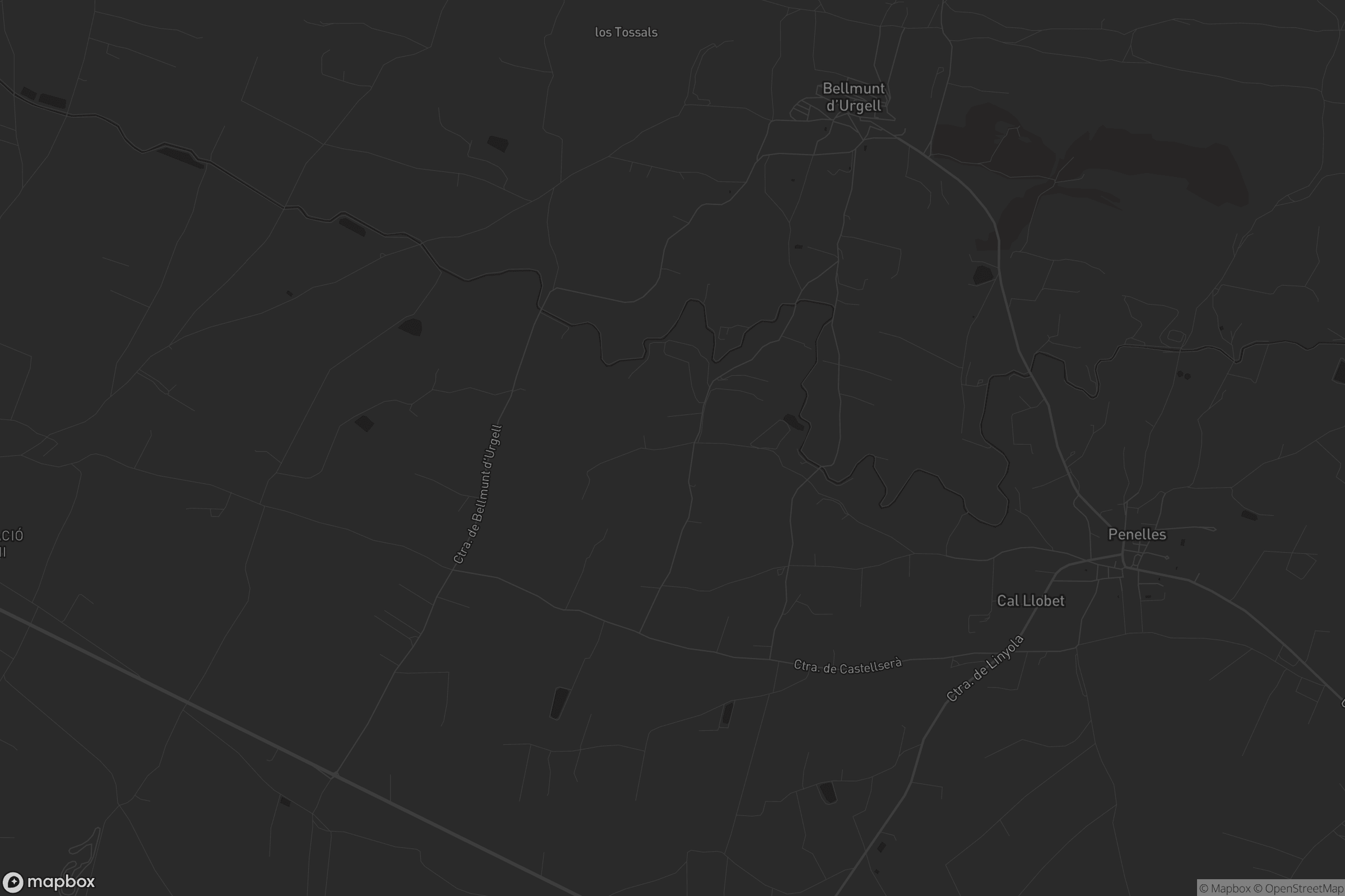 Mapa de Bellmunt d'Urgell
