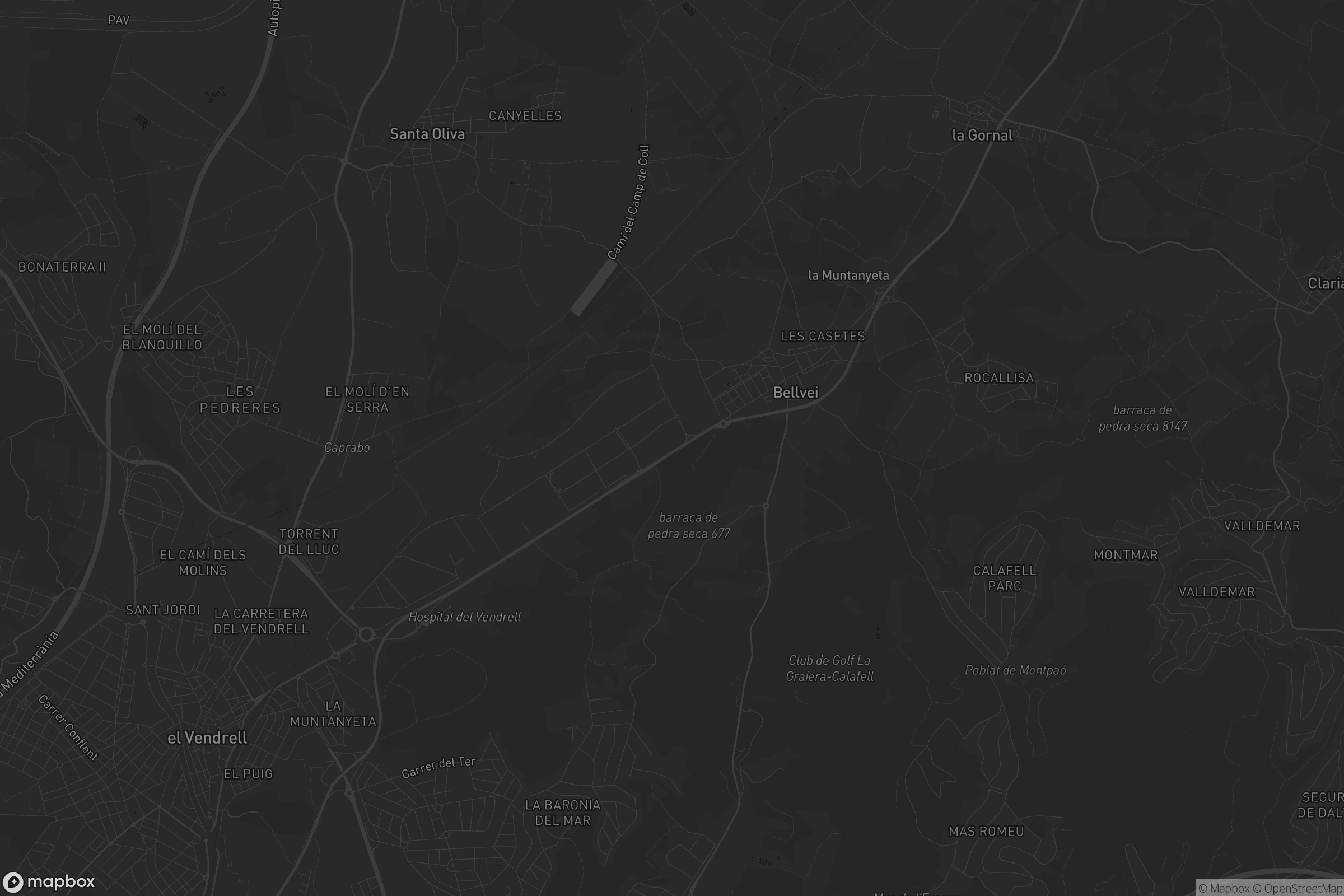 Mapa de Bellvei