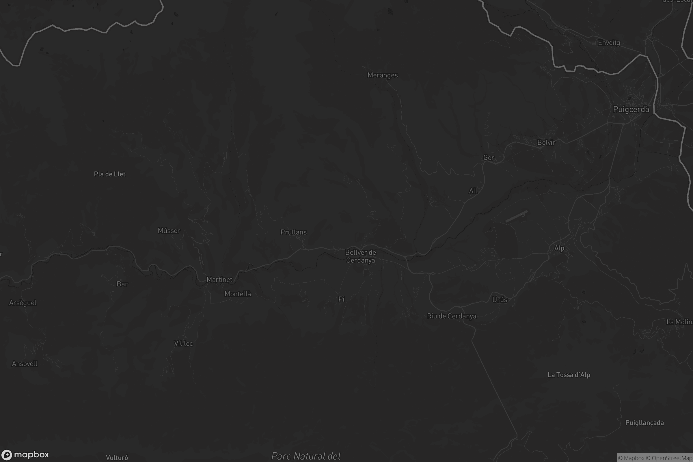 Mapa de Bellver de Cerdanya