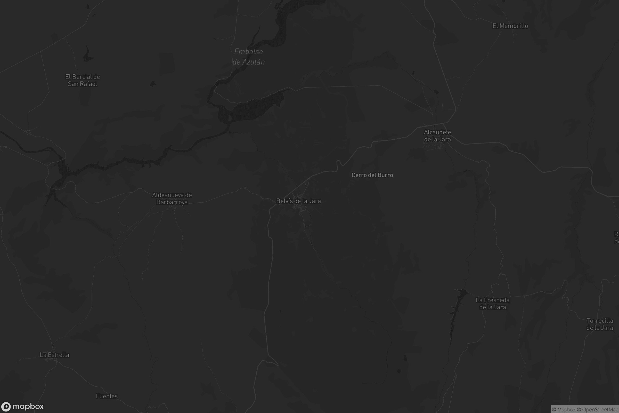 Mapa de Belvís de la Jara