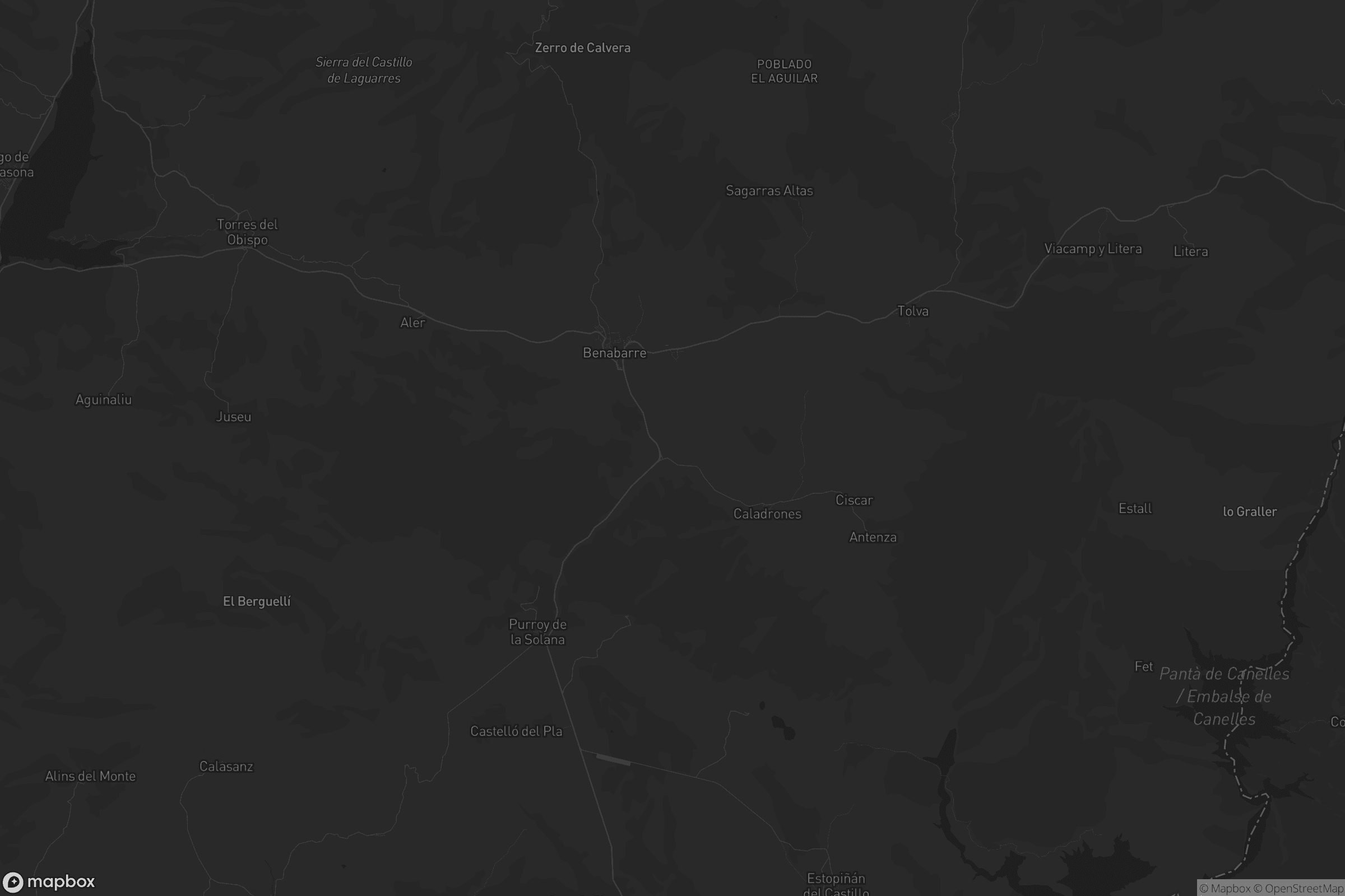 Mapa de Benabarre / Benavarri