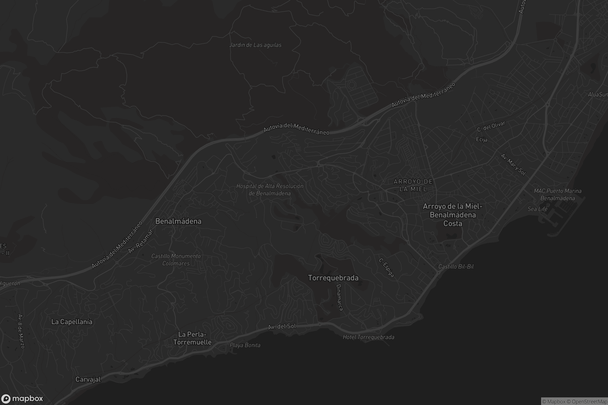 Mapa de Benalmádena