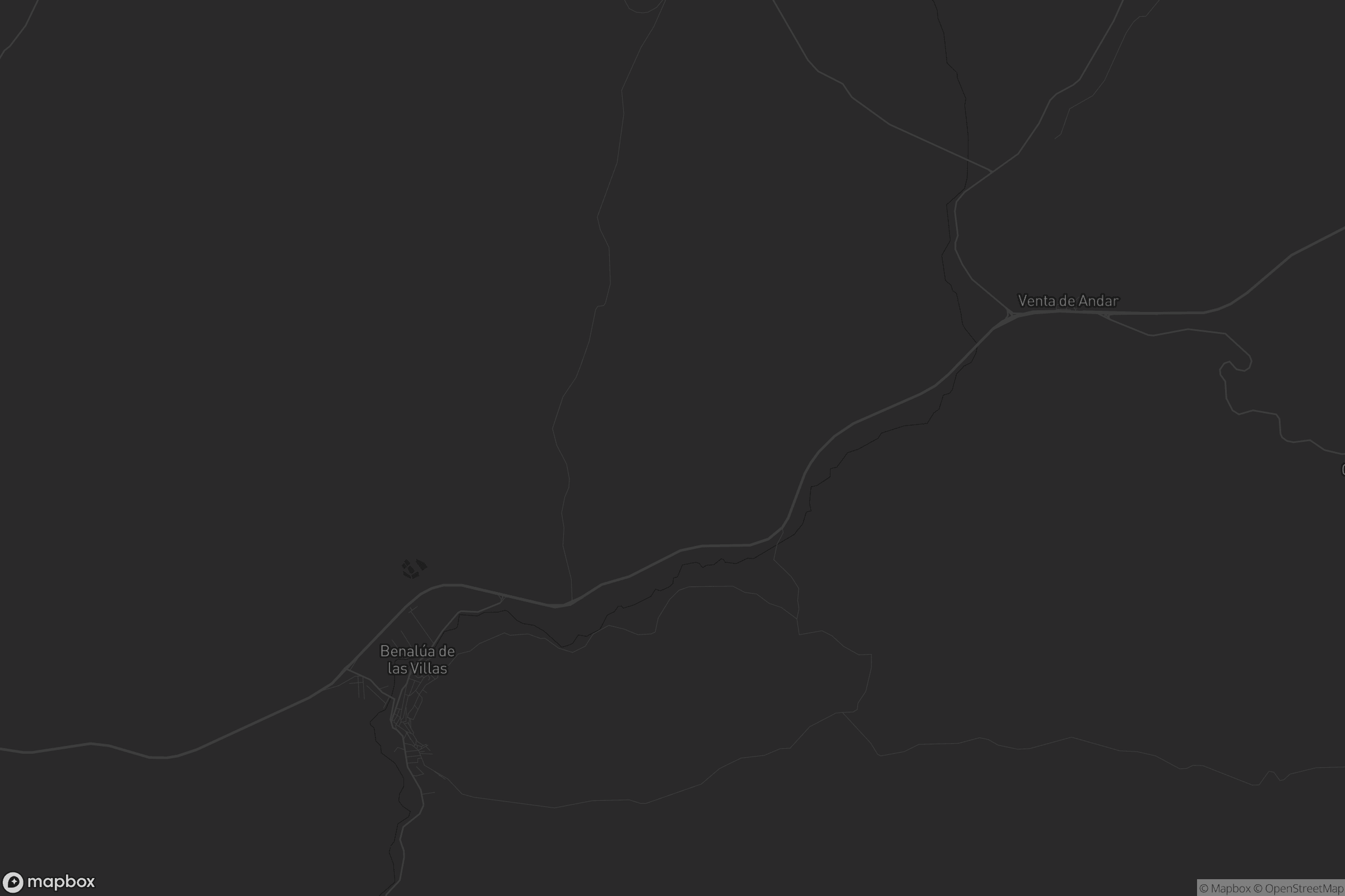 Mapa de Benalúa de las Villas