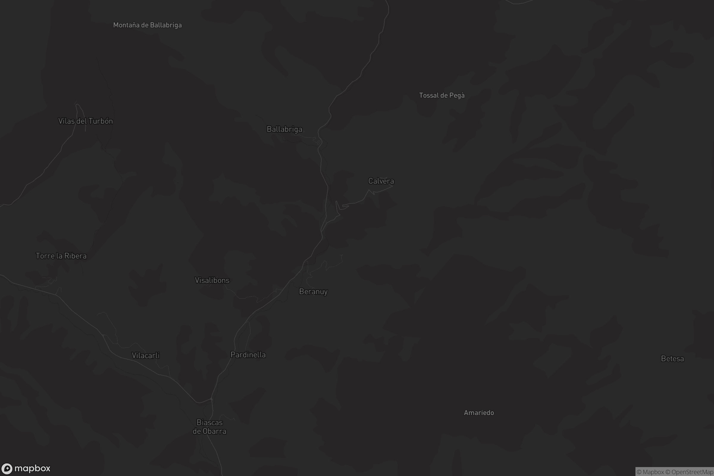 Mapa de Beranuy