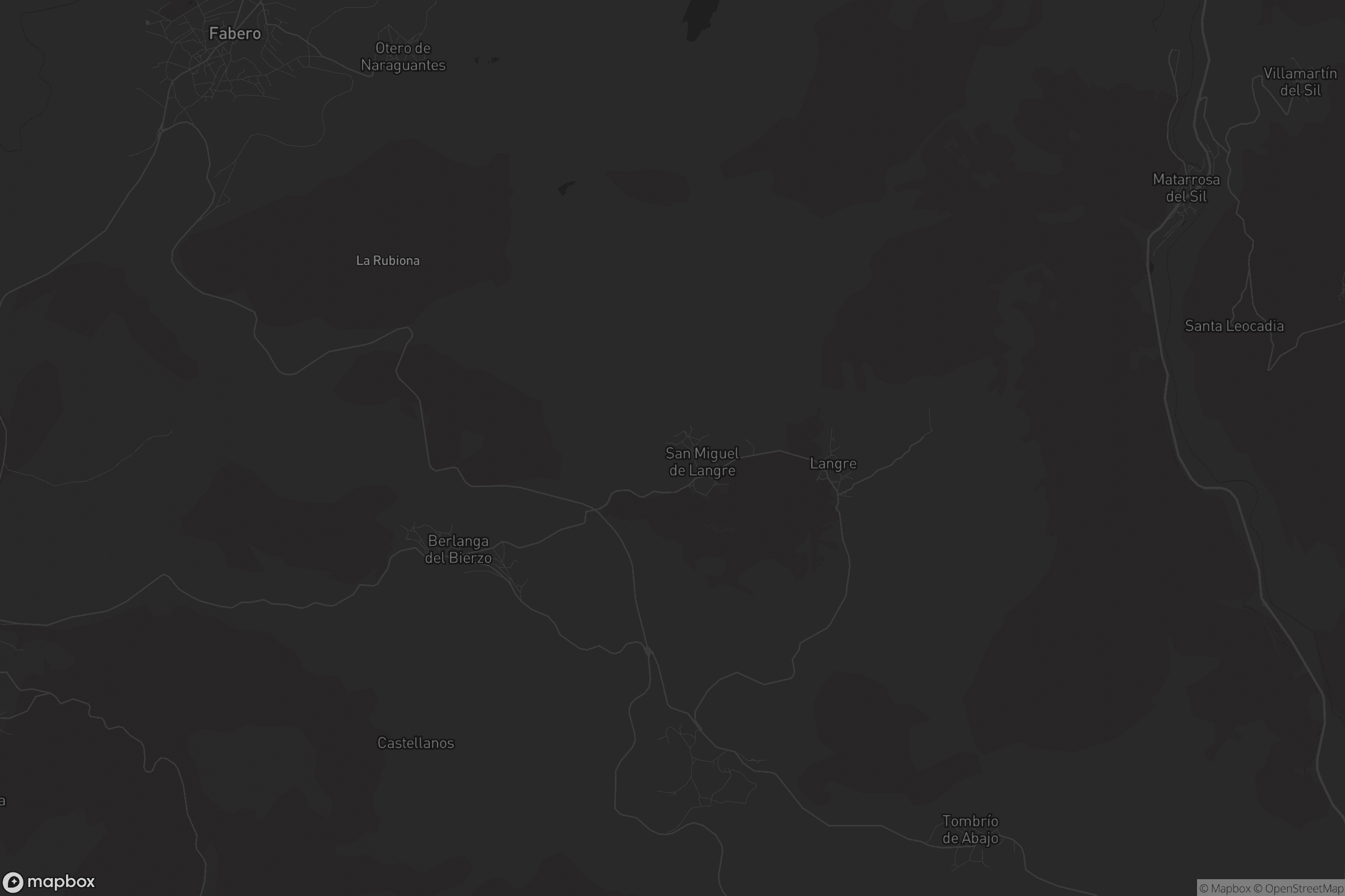 Mapa de Berlanga del Bierzo