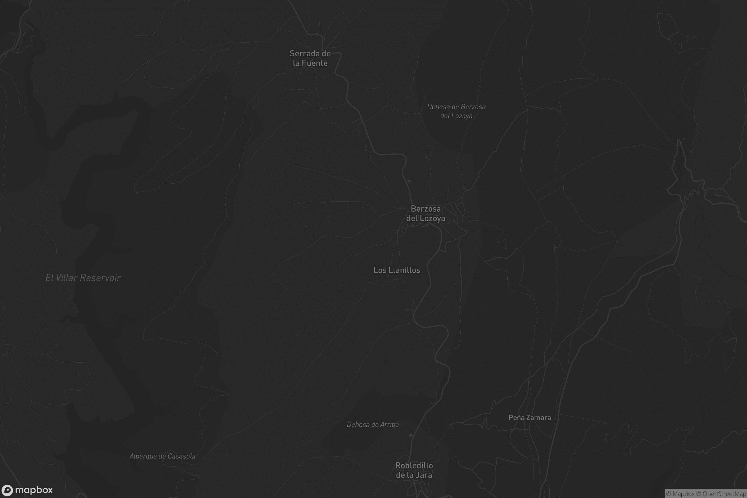 Mapa de Berzosa del Lozoya