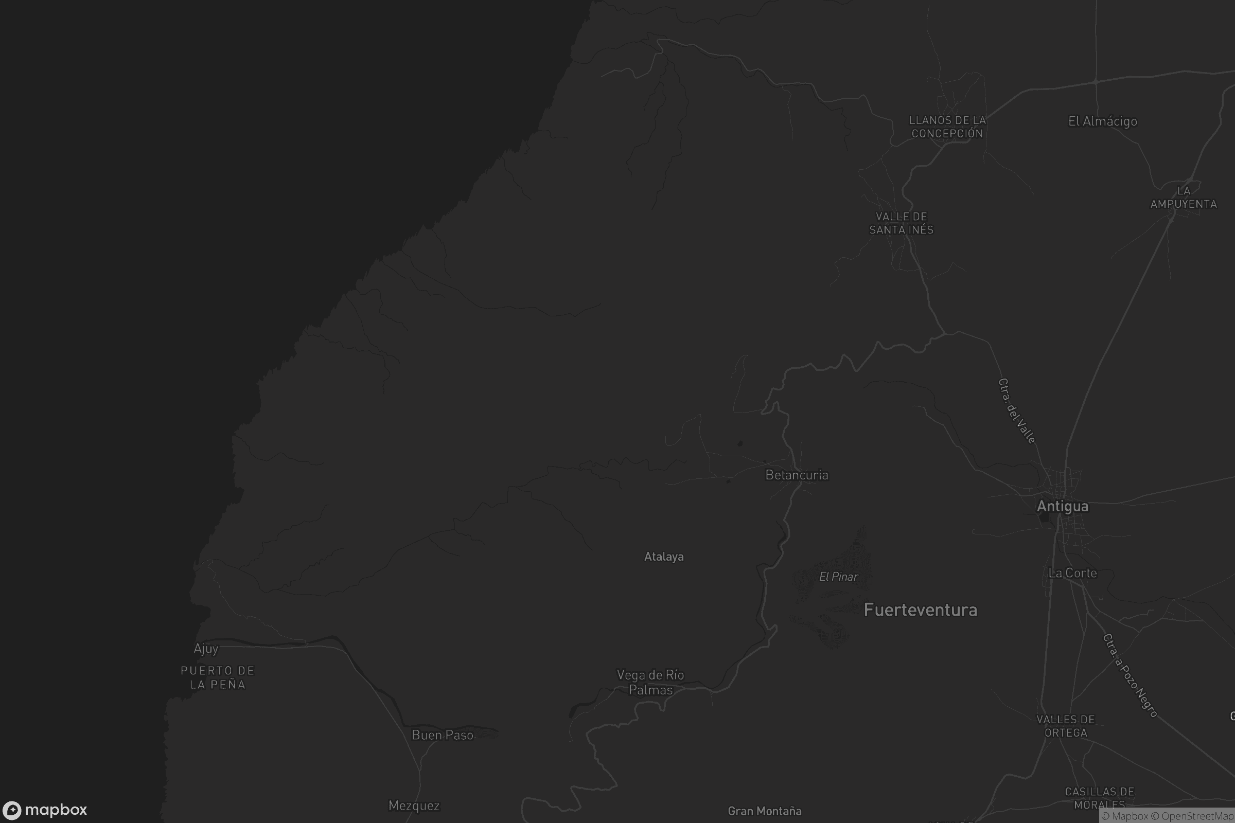 Mapa de Betancuria