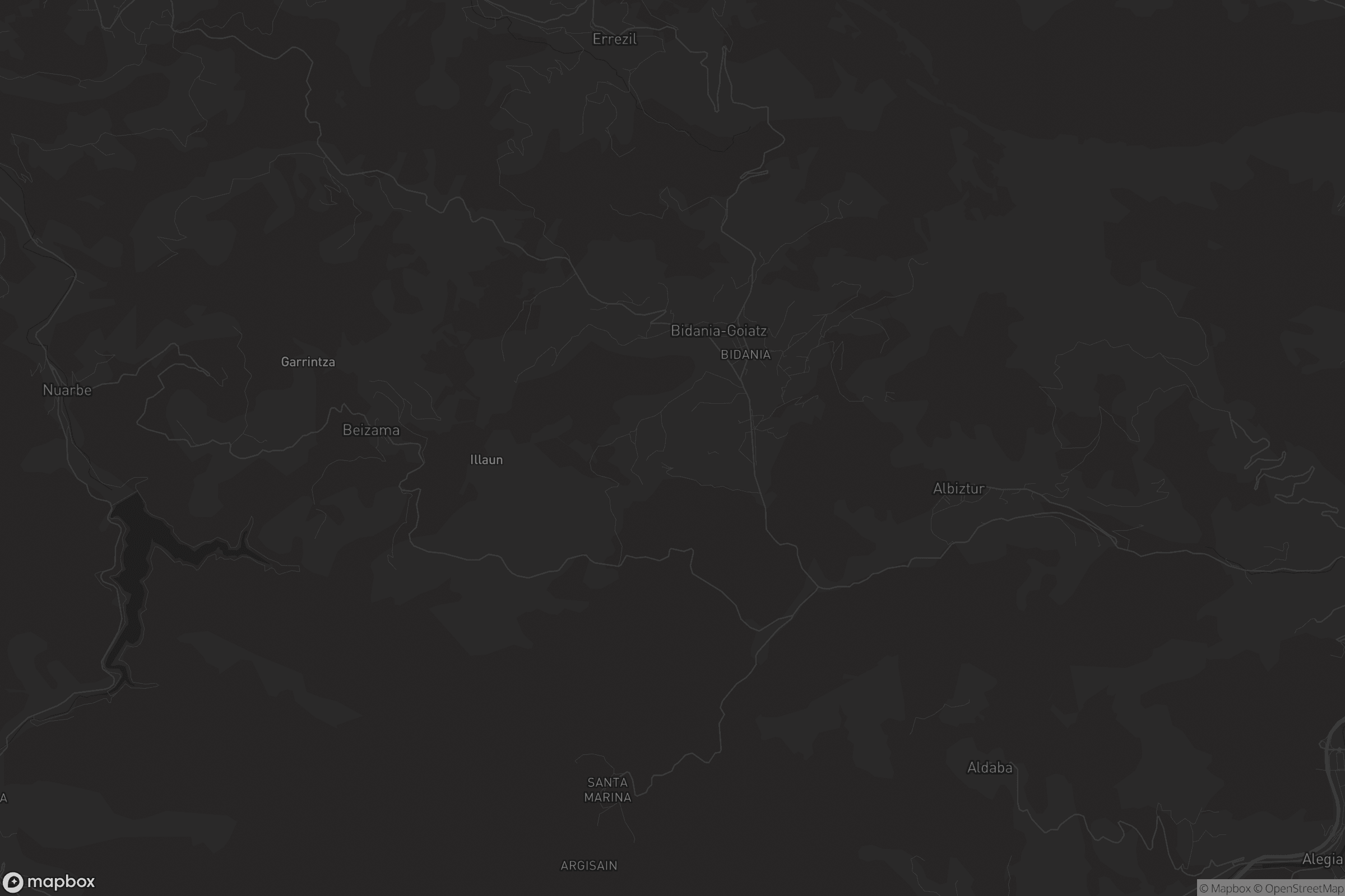 Mapa de Bidania-Goiatz