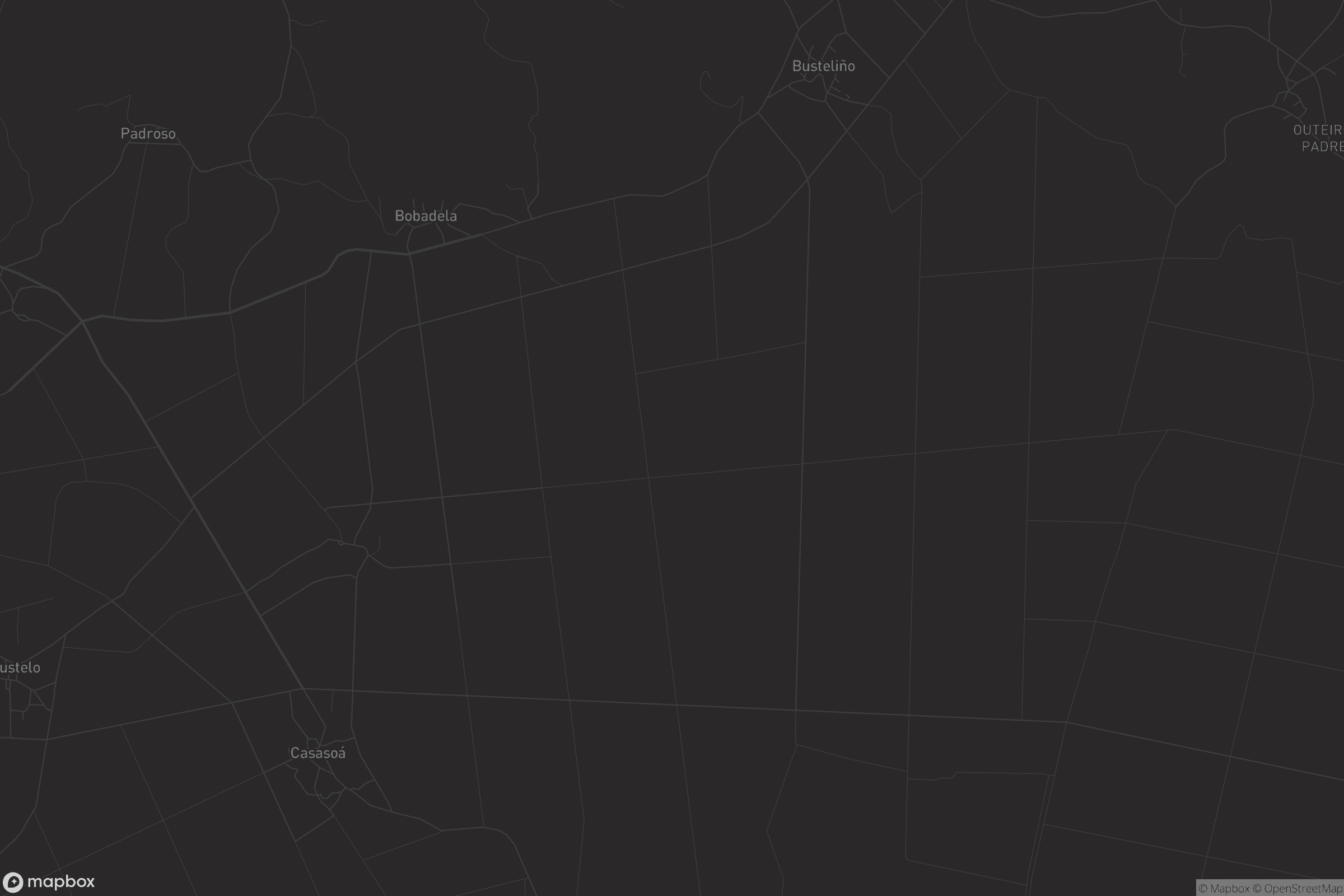 Mapa de Bobadela a Pinta