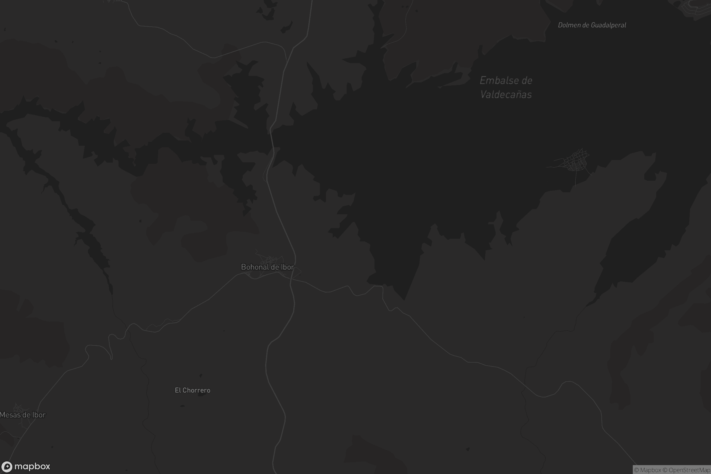 Mapa de Bohonal de Ibor