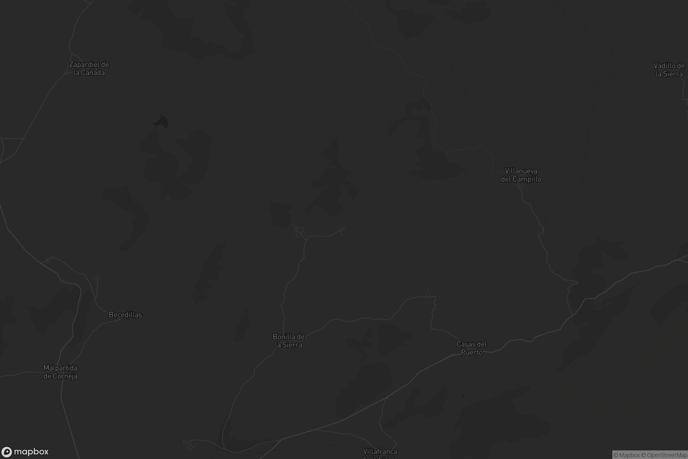 Mapa de Bonilla de la Sierra