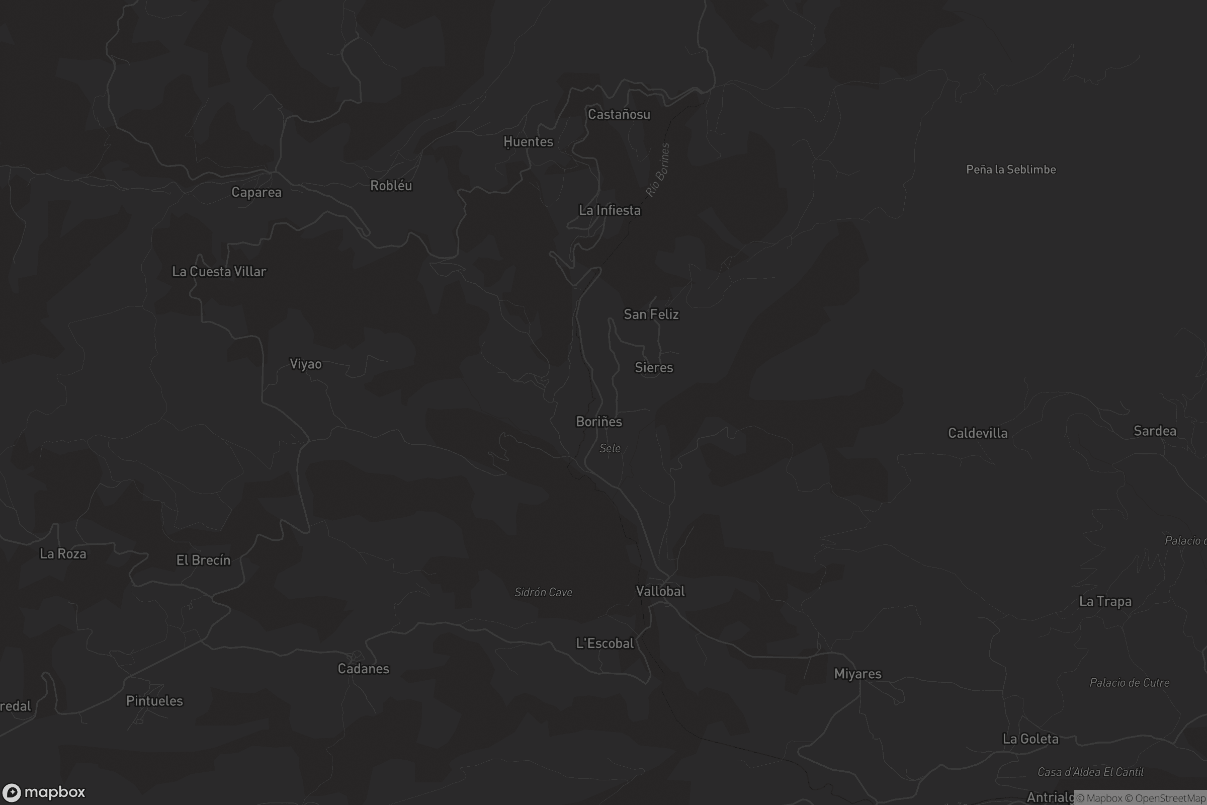 Mapa de Borines / Boriñes