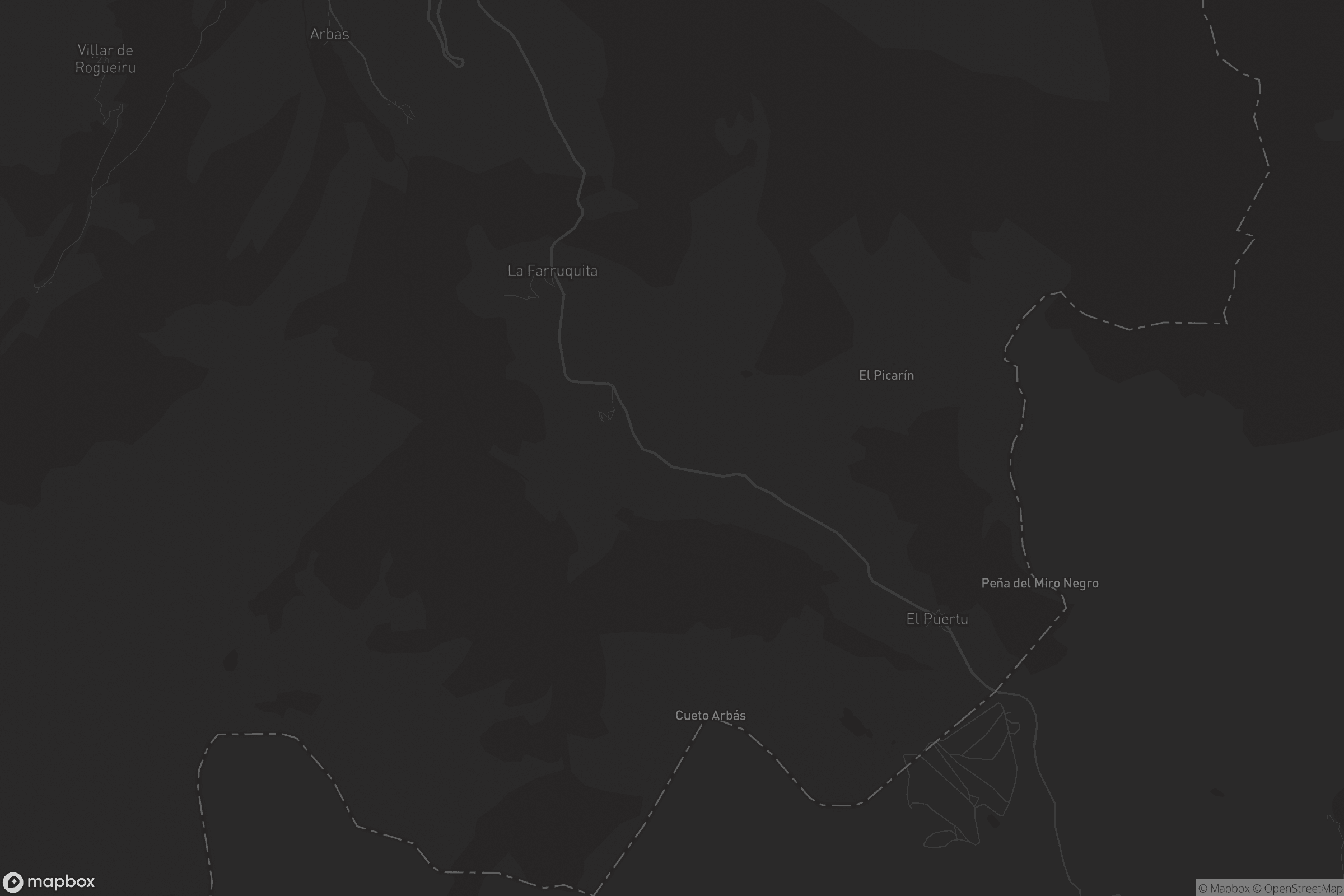 Mapa de Brañas / Leitariegos