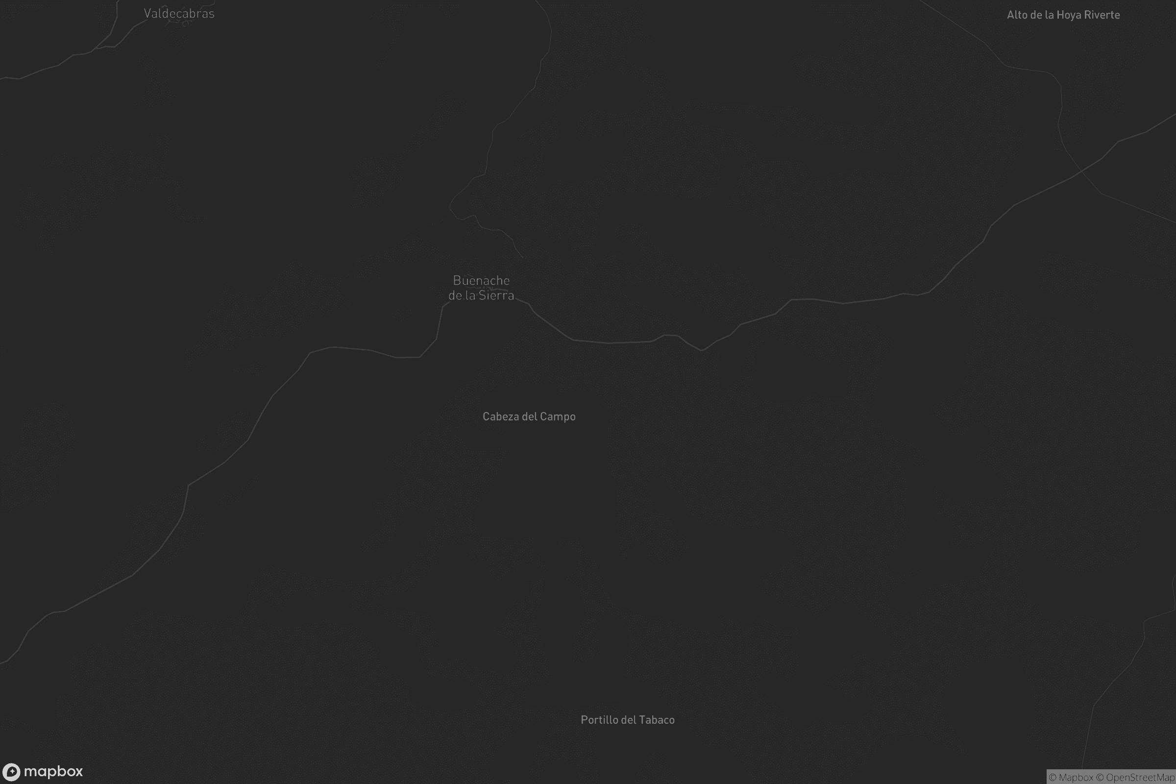 Mapa de Buenache de la Sierra