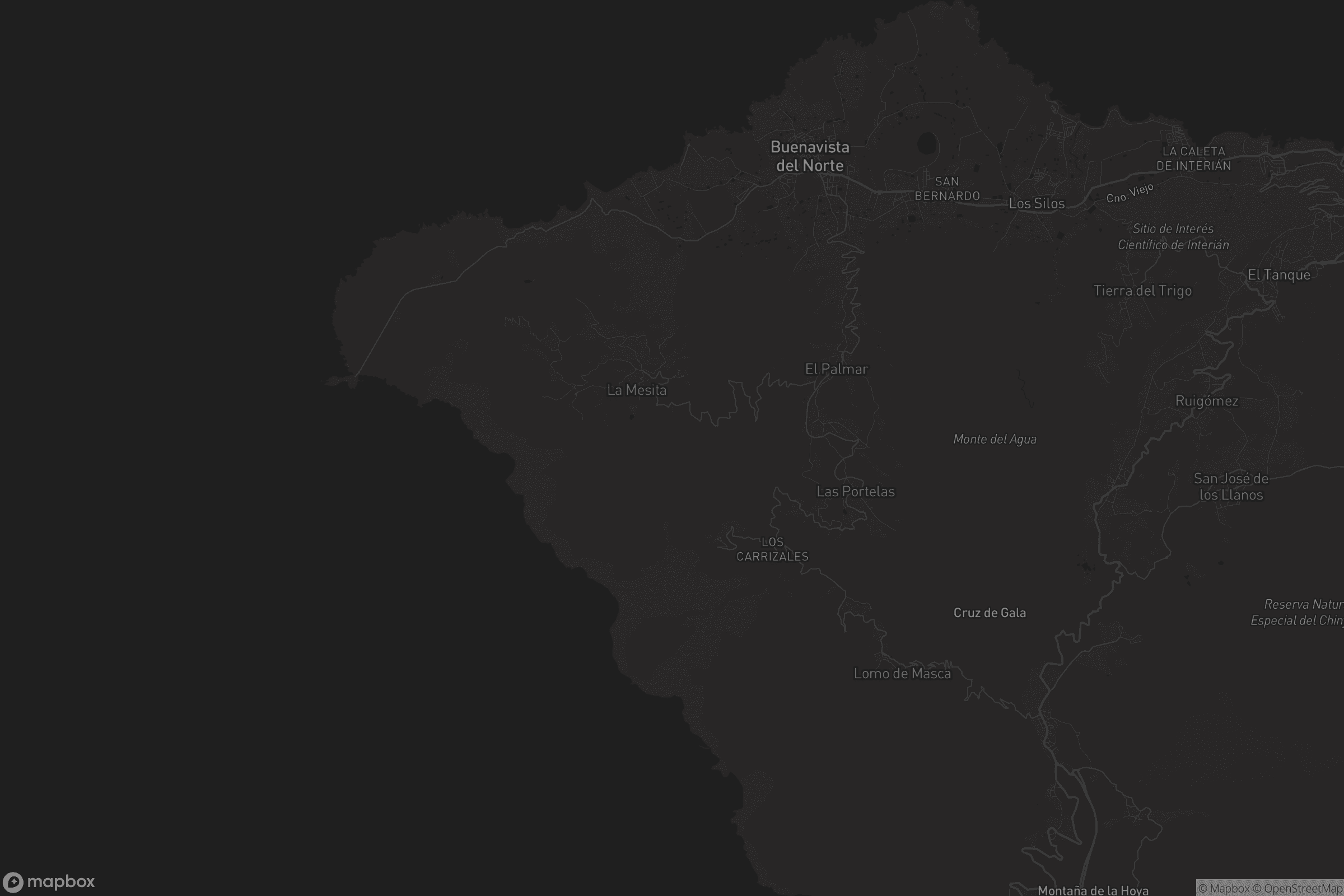 Mapa de Buenavista del Norte