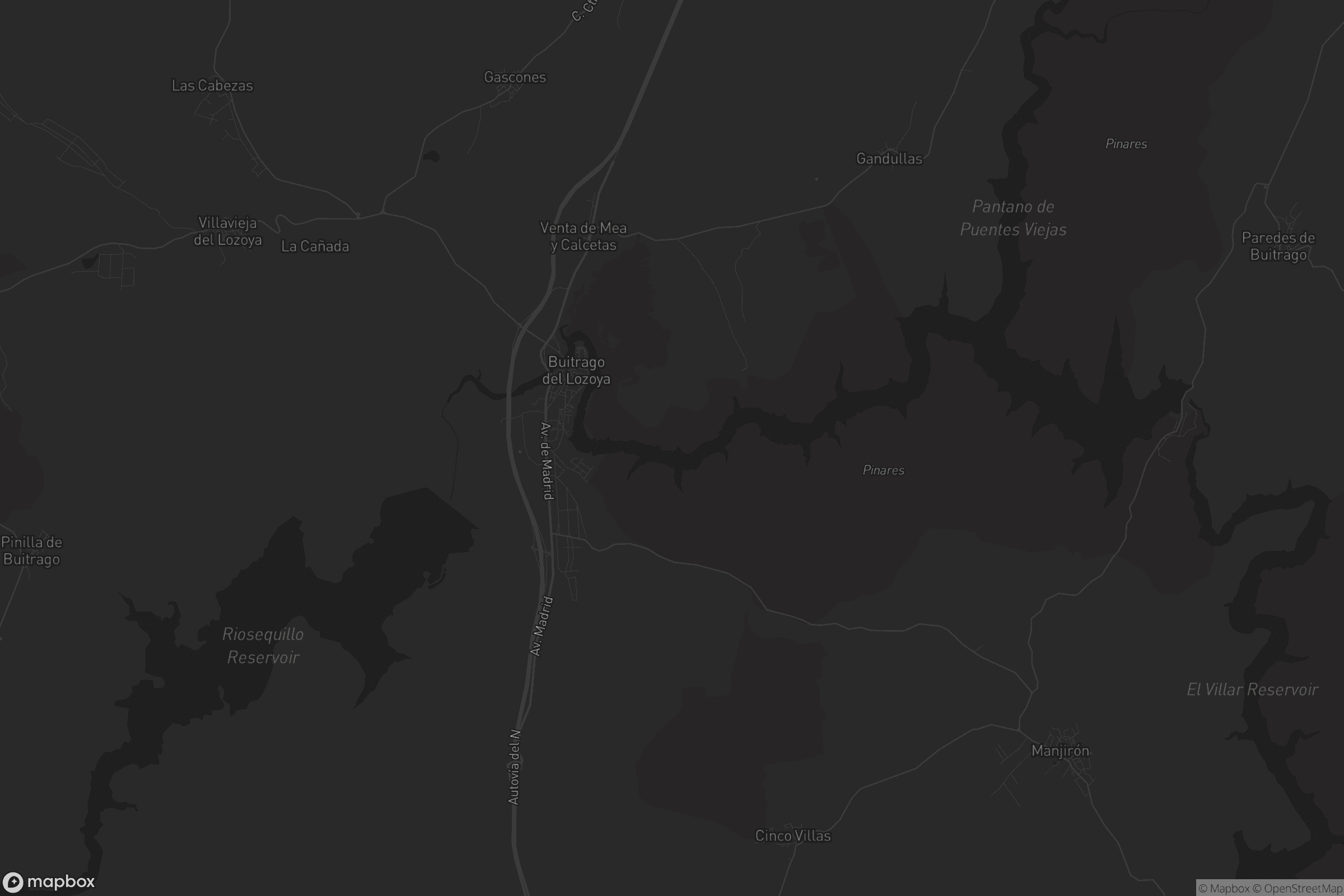 Mapa de Buitrago del Lozoya