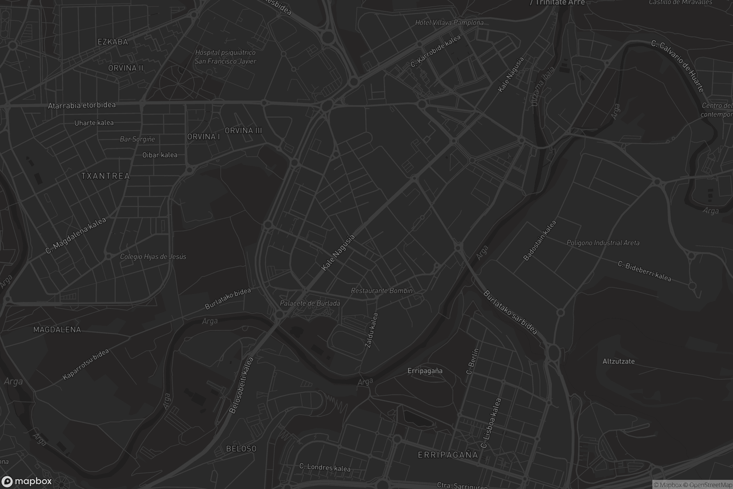 Mapa de Burlada / Burlata