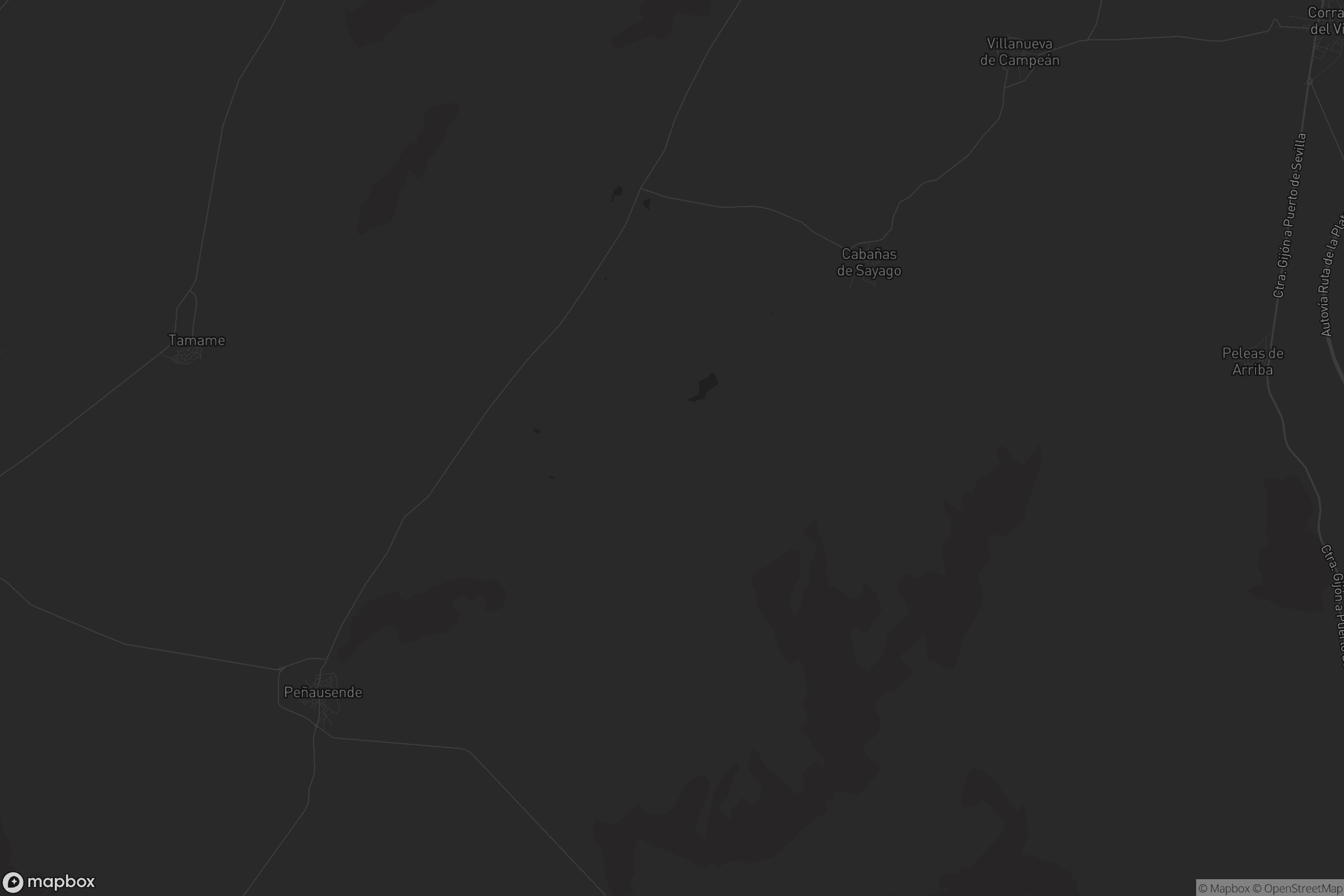 Mapa de Cabañas de Sayago