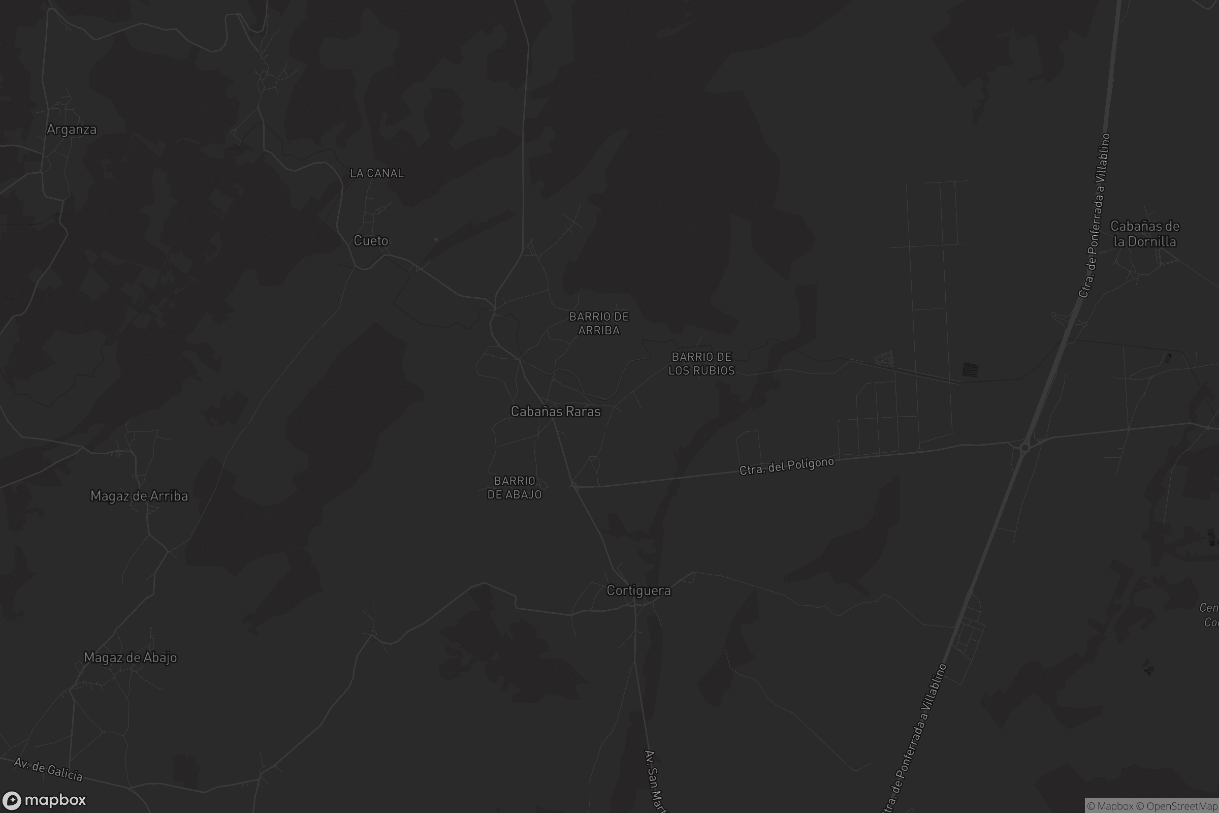 Mapa de Cabañas Raras