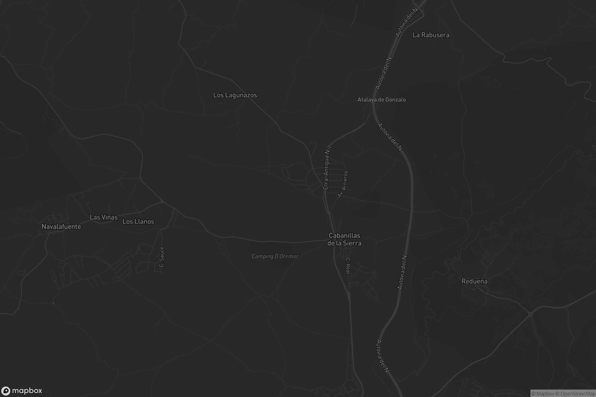 Mapa de Cabanillas de la Sierra