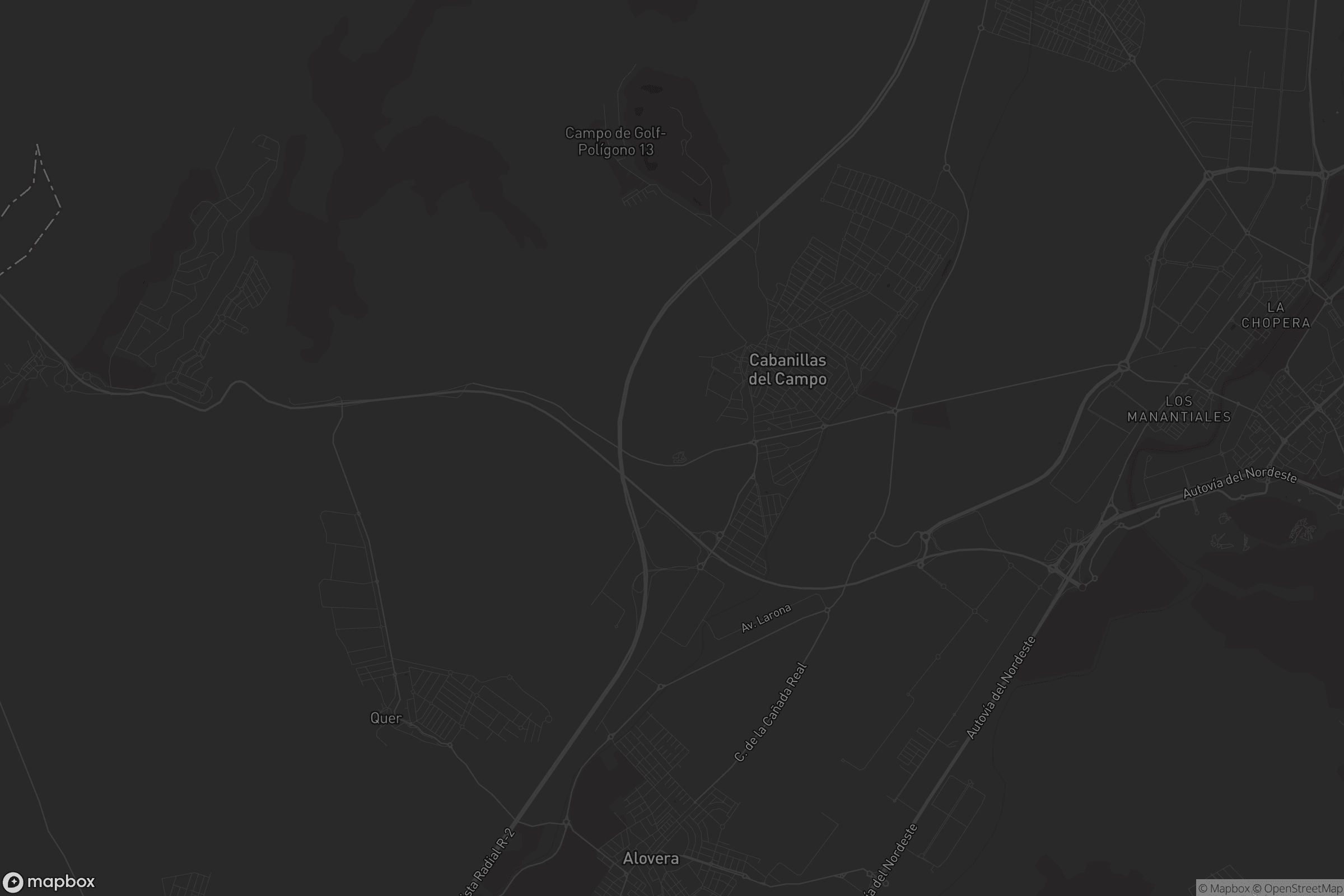 Mapa de Cabanillas del Campo