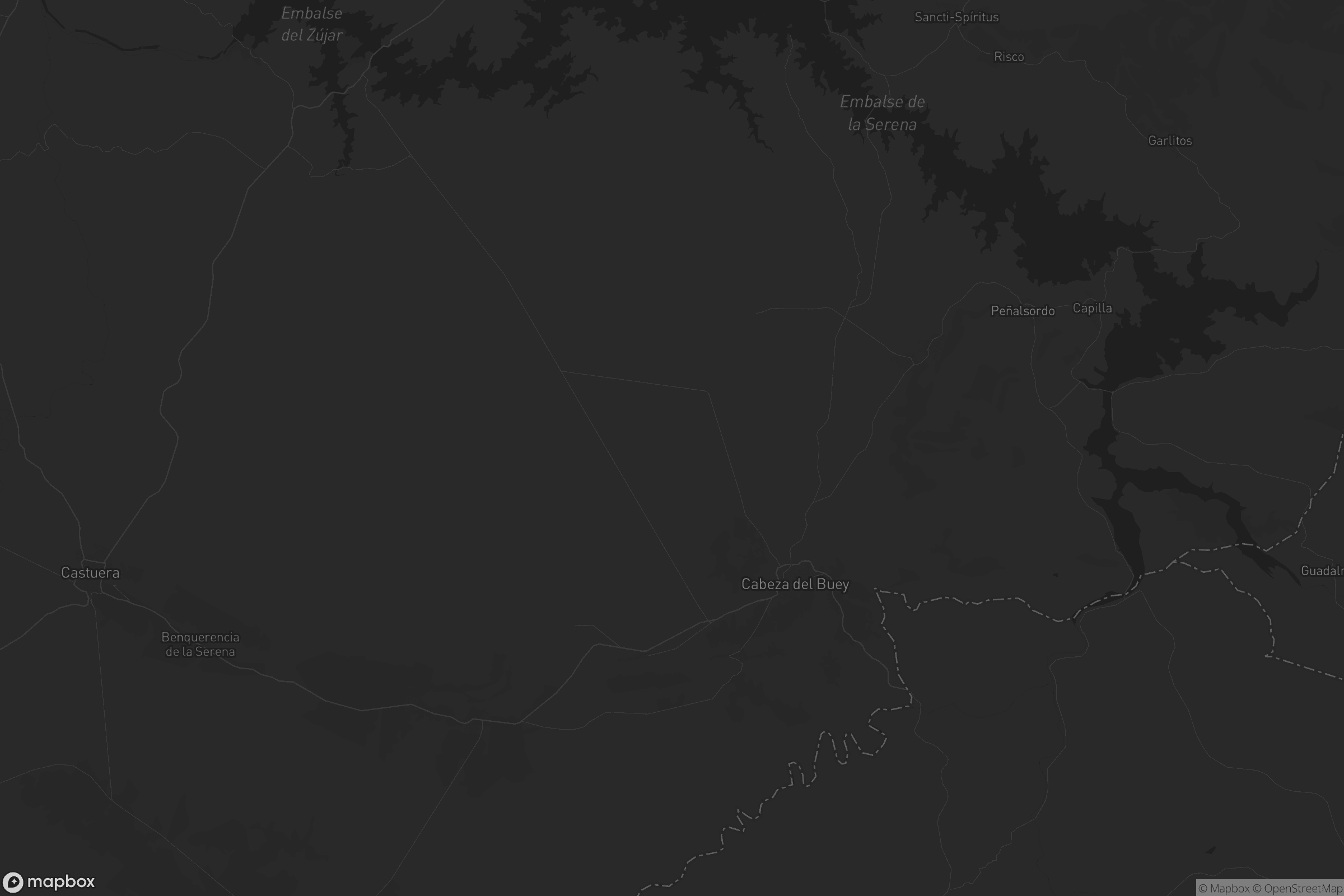 Mapa de Cabeza del Buey