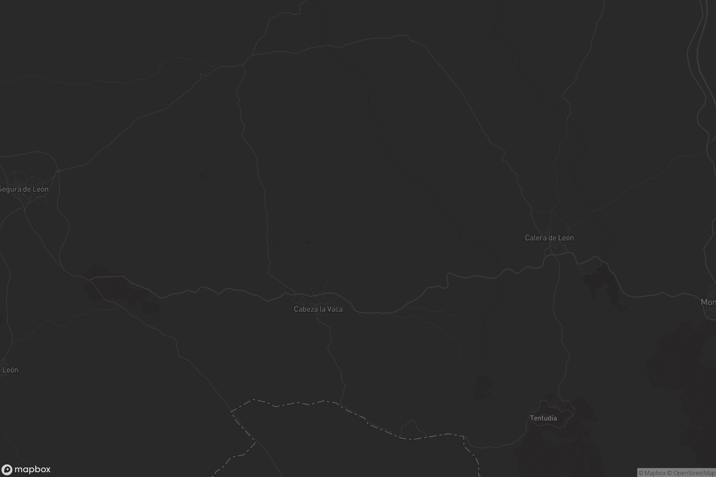 Mapa de Cabeza la Vaca