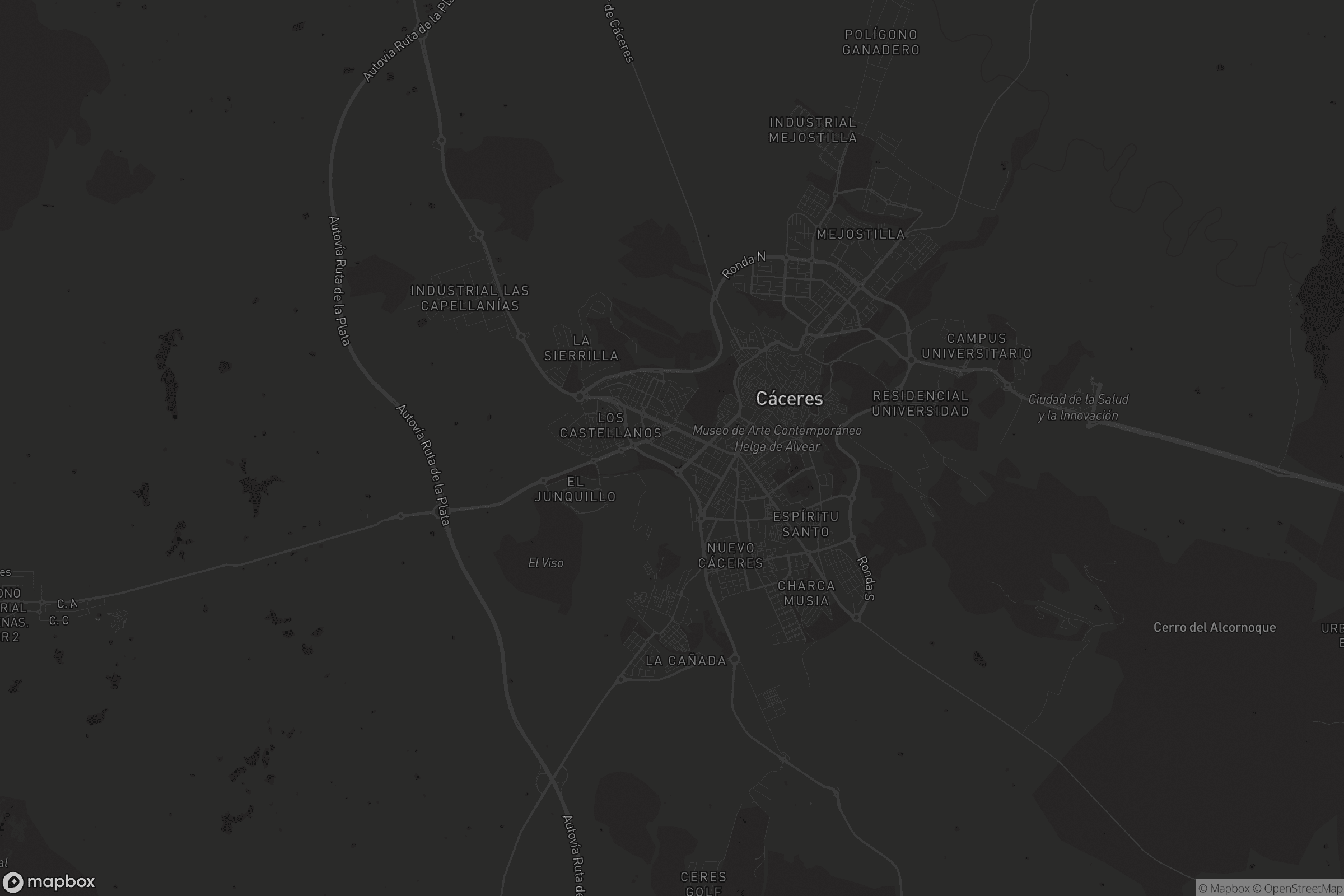 Mapa de Cabezarrubia