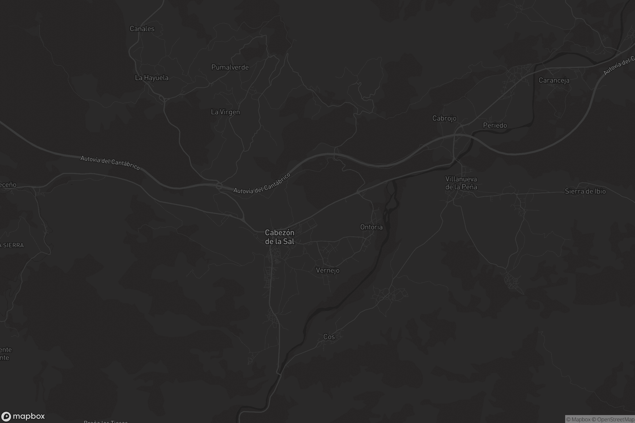 Mapa de Cabezón de la Sal