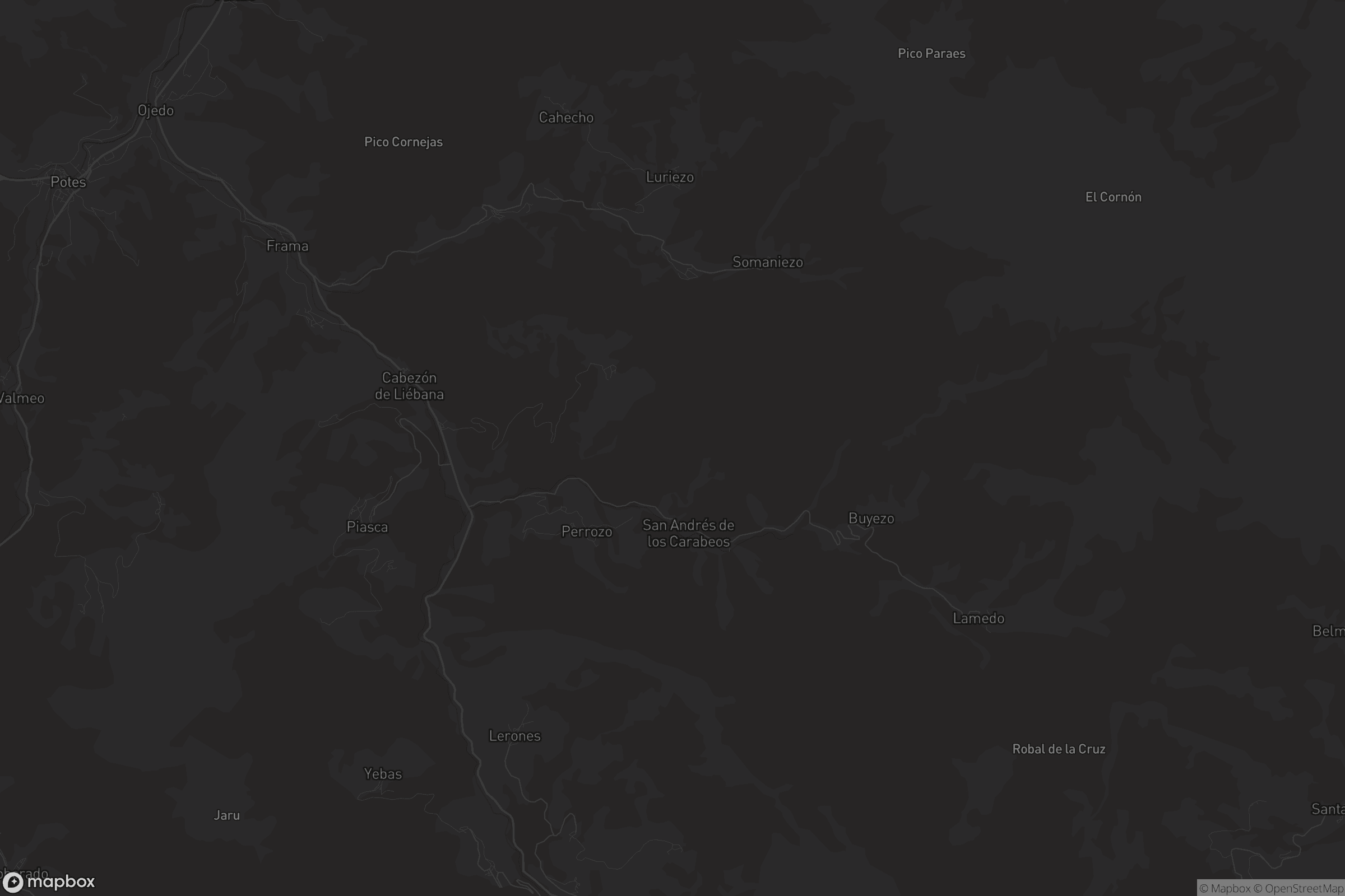 Mapa de Cabezón de Liébana