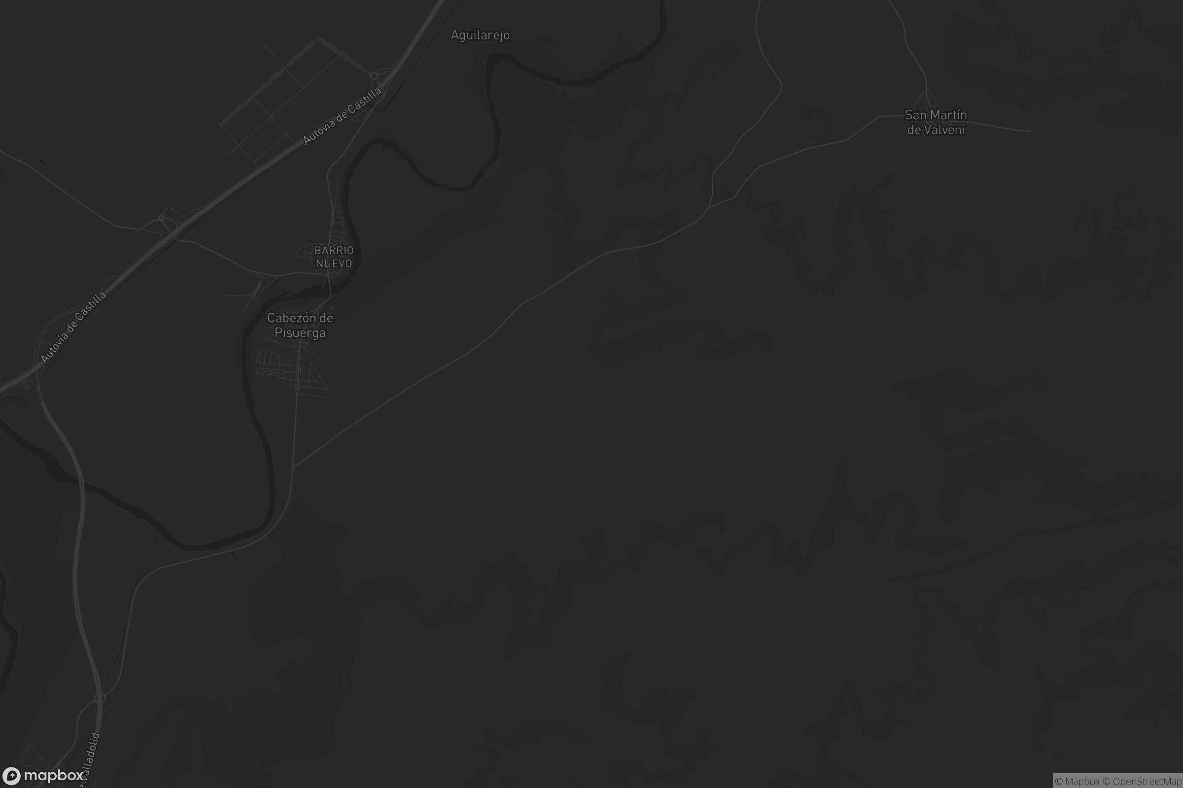 Mapa de Cabezón de Pisuerga