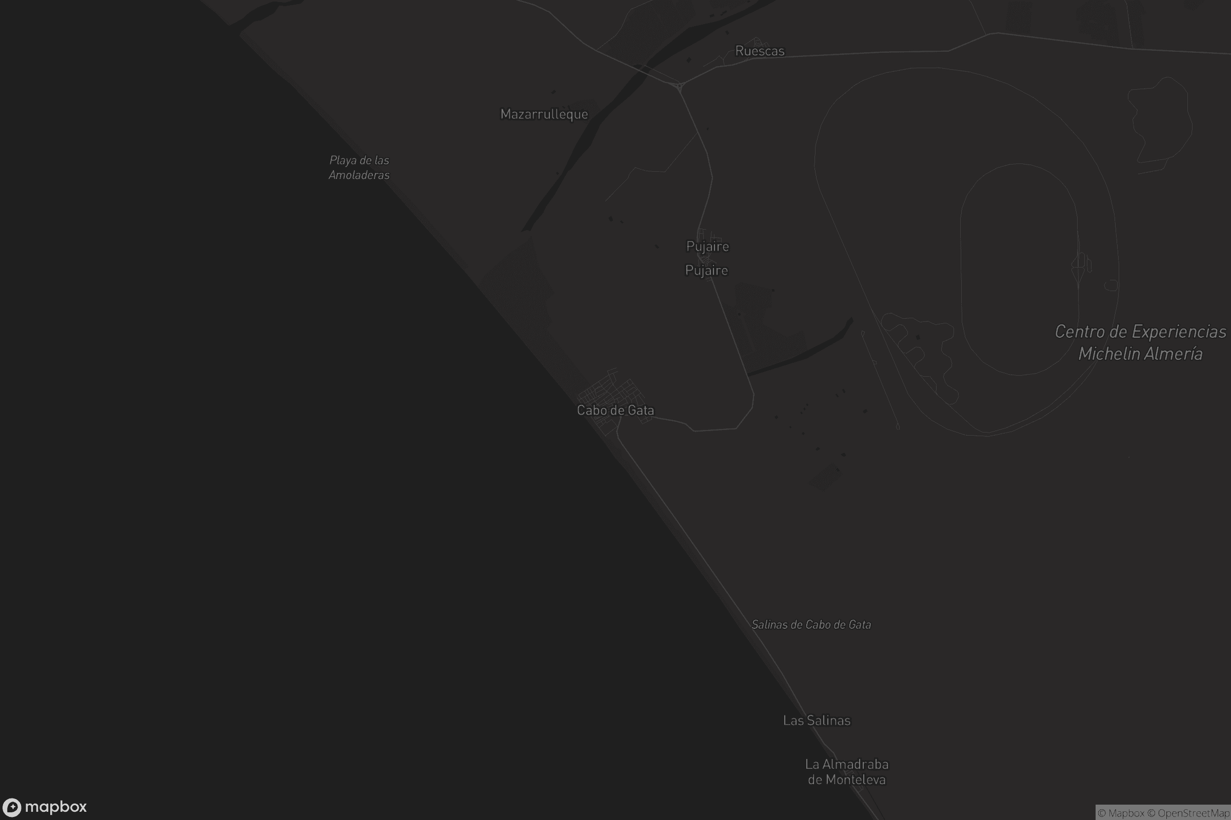 Mapa de Cabo de Gata
