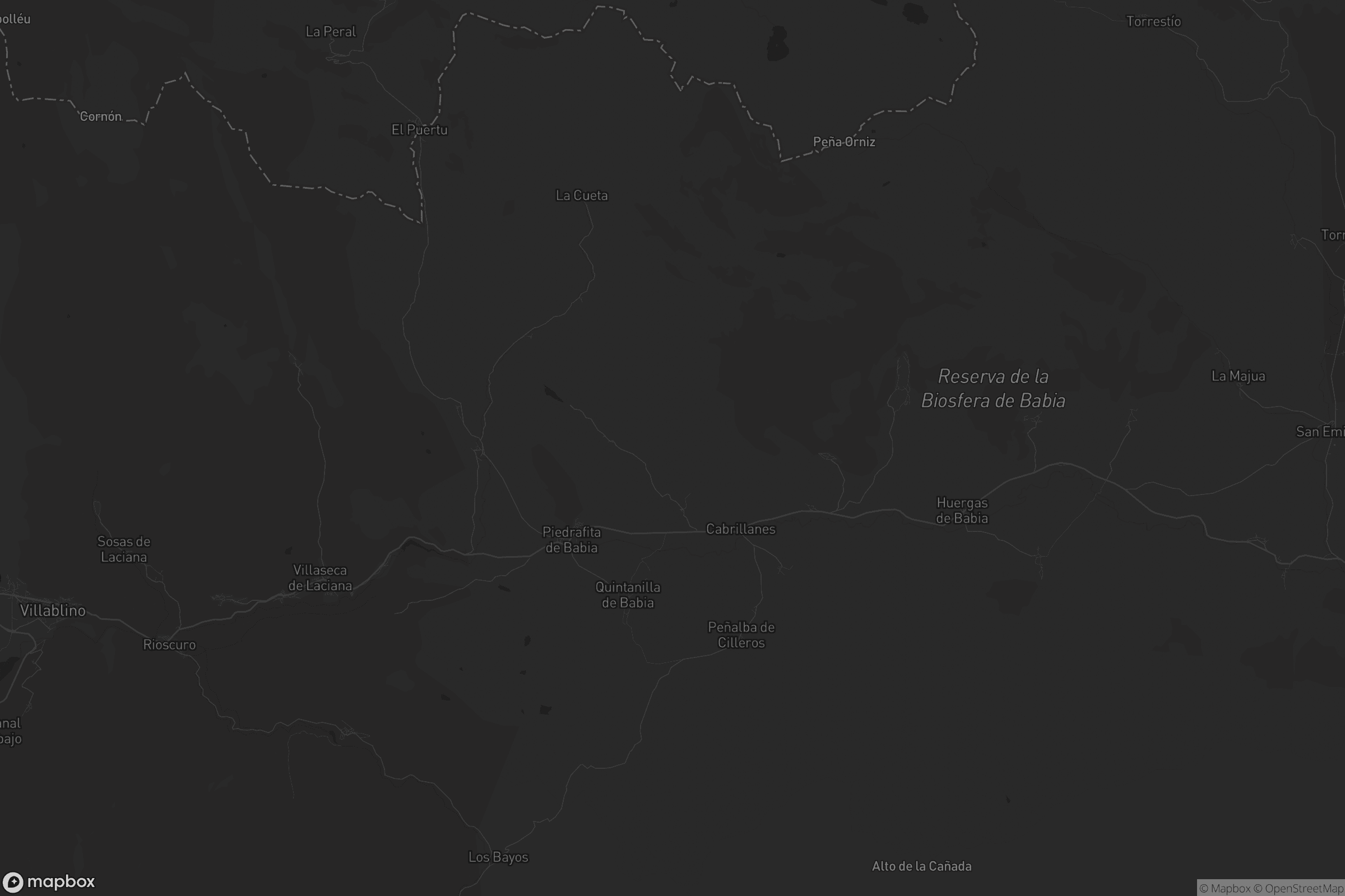 Mapa de Cabrillanes
