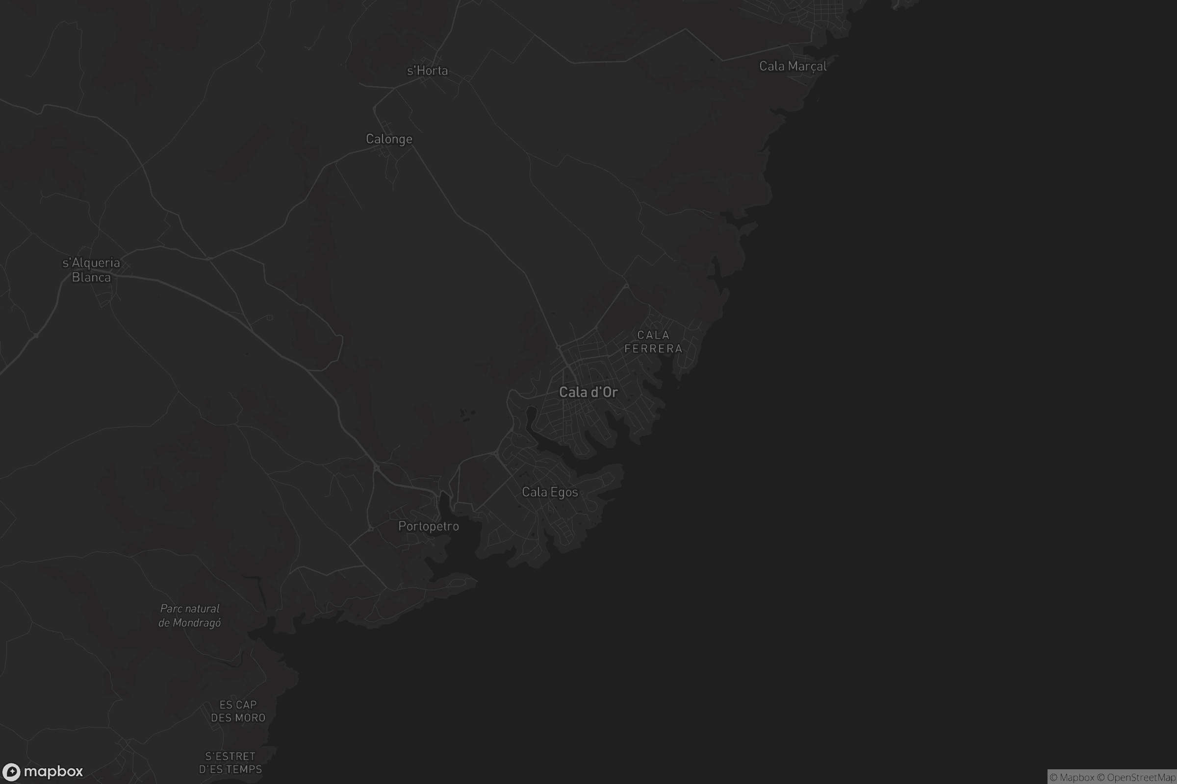 Mapa de Cala d'Or
