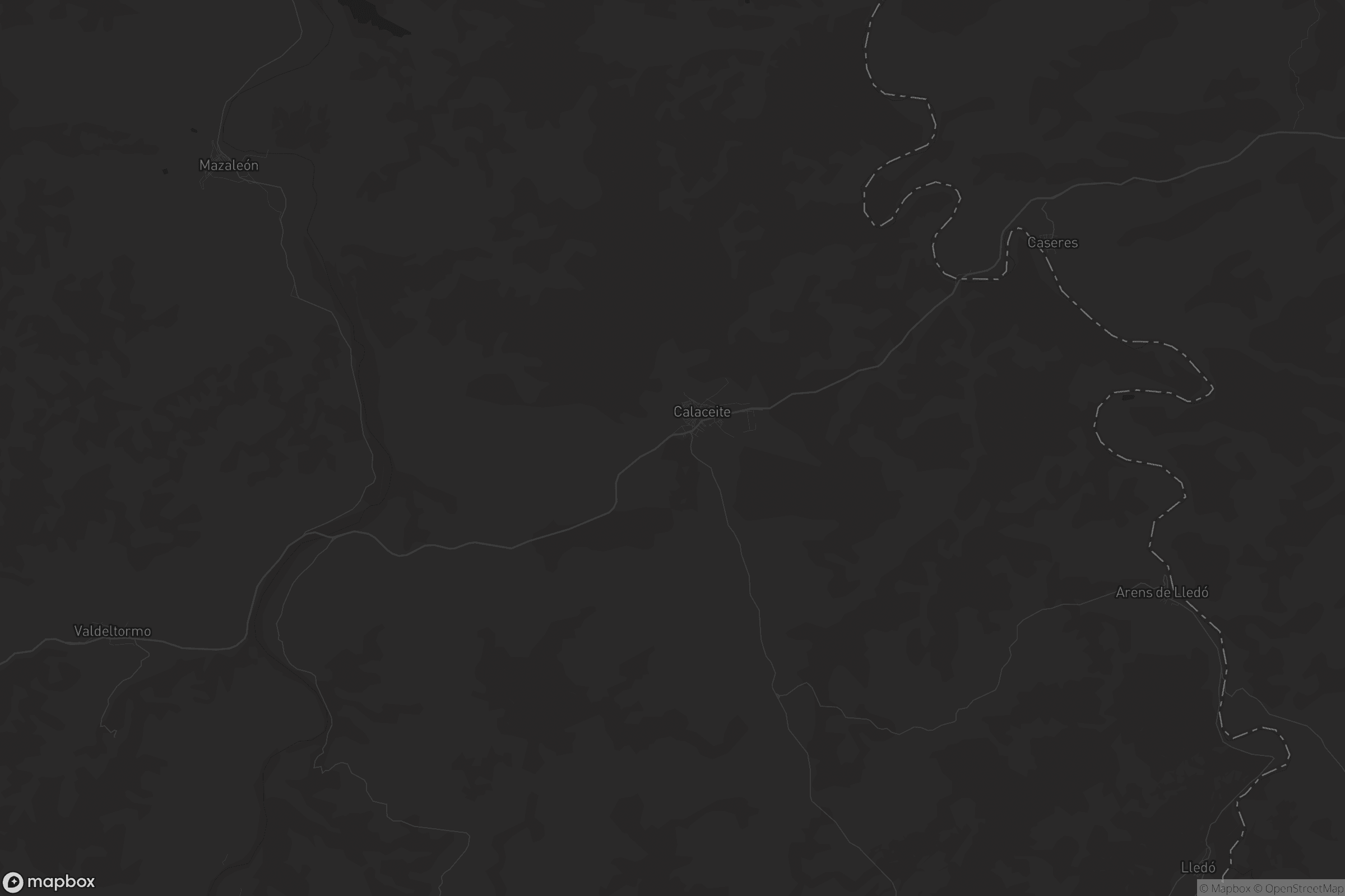 Mapa de Calaceite / Calaceit