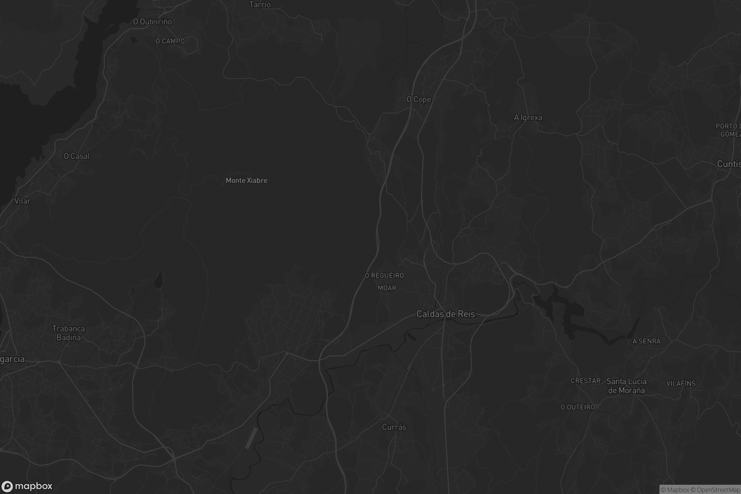 Mapa de Caldas de Reis