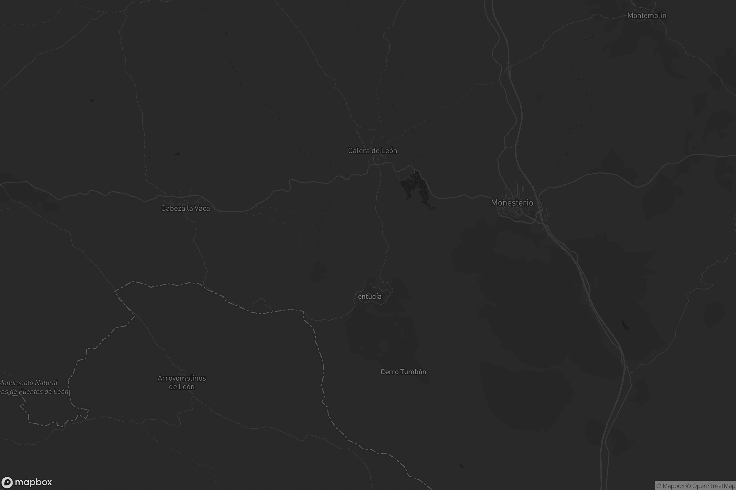 Mapa de Calera de León