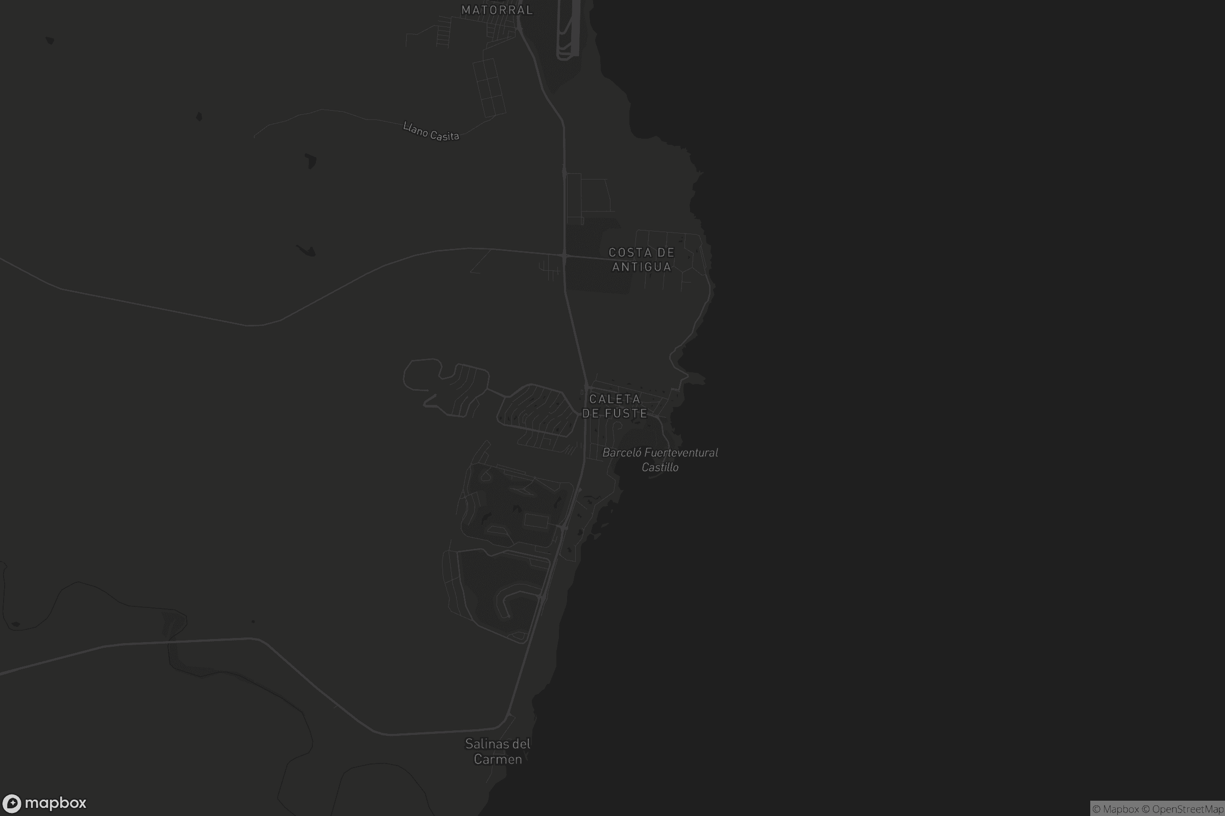 Mapa de Caleta de Fuste