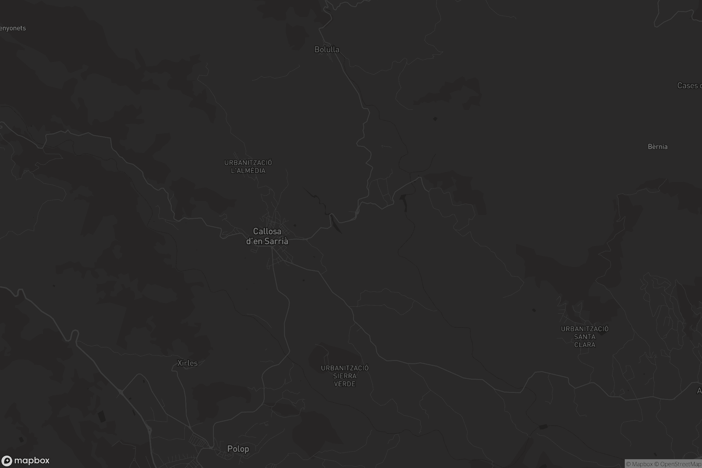 Mapa de Callosa d'en Sarrià