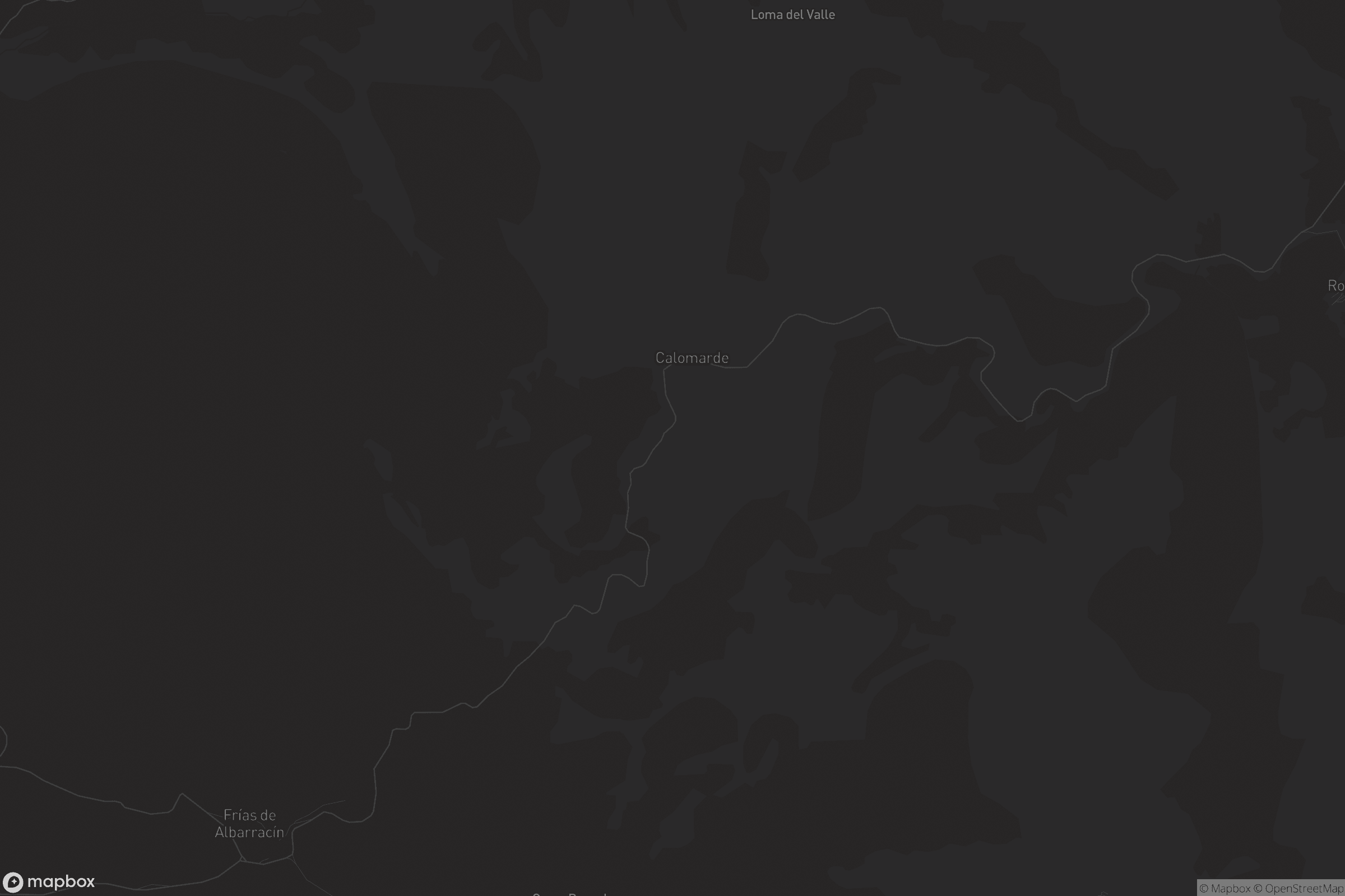 Mapa de Calomarde